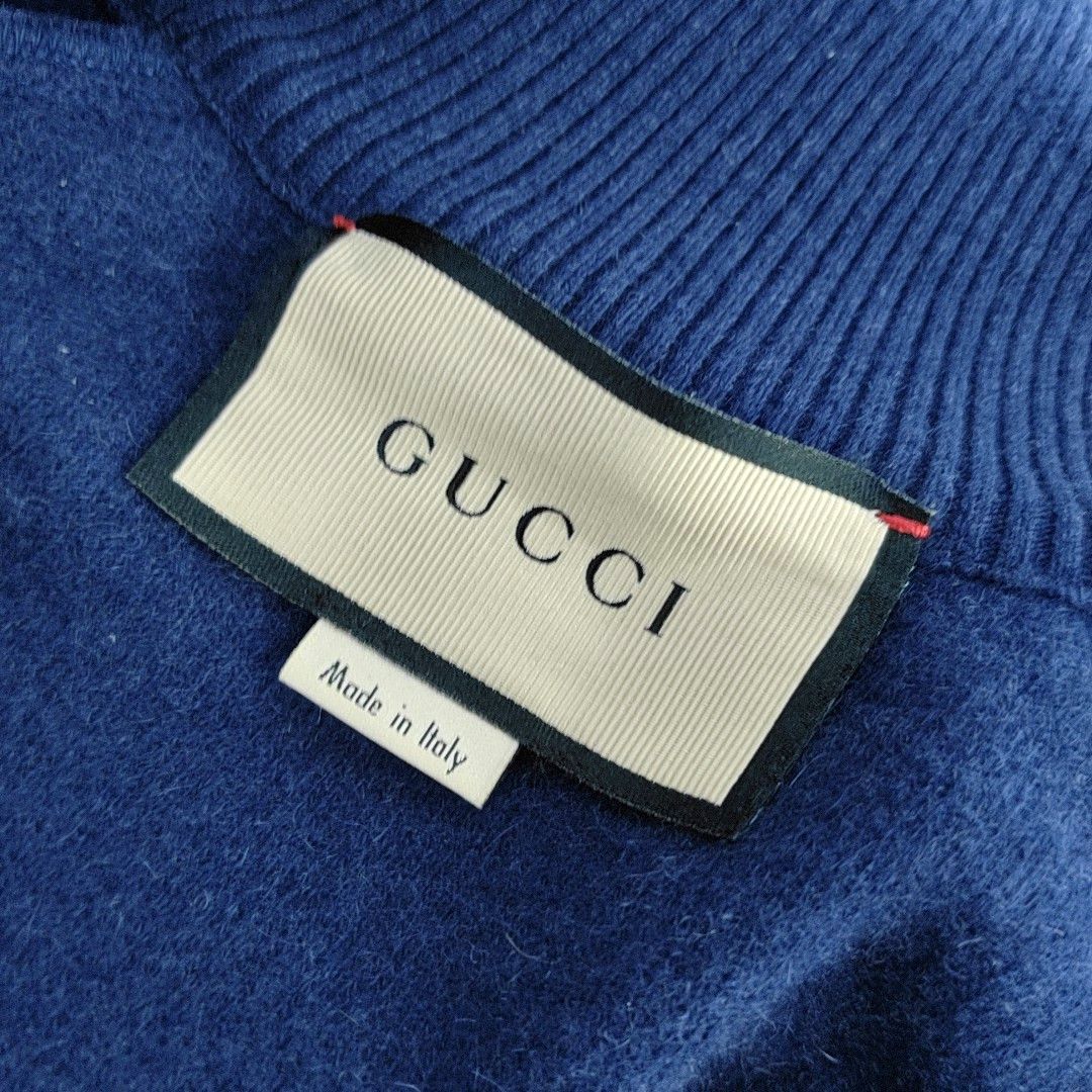 Gucci Gucci Striped Cashmere Zip-Up Jacket S Size US S / EU 44-46 / 1 - 7 Thumbnail
