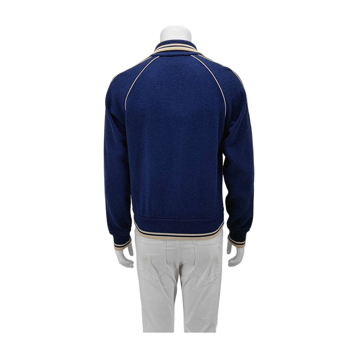 Gucci Gucci Striped Cashmere Zip-Up Jacket S Size US S / EU 44-46 / 1 - 2 Thumbnail