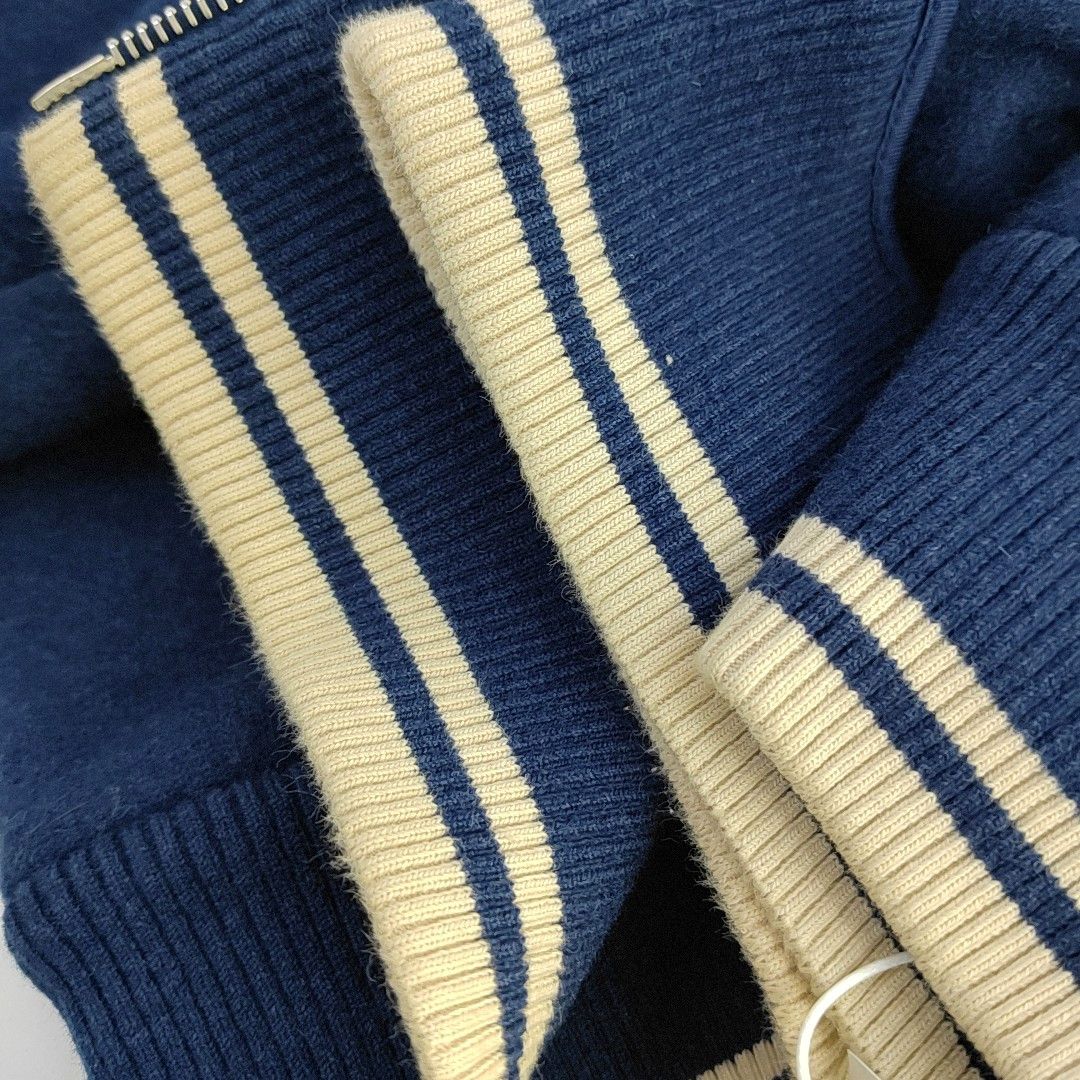 Gucci Gucci Striped Cashmere Zip-Up Jacket S Size US S / EU 44-46 / 1 - 6 Thumbnail