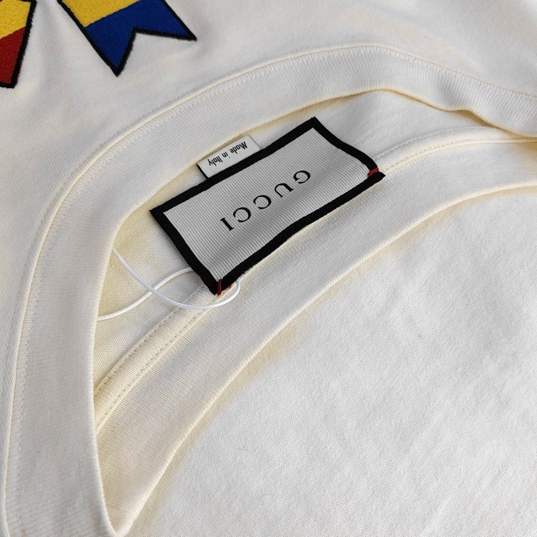 Gucci Gucci Band Flag Graphic T-Shirt XS Size US XS / EU 42 / 0 - 7 Thumbnail