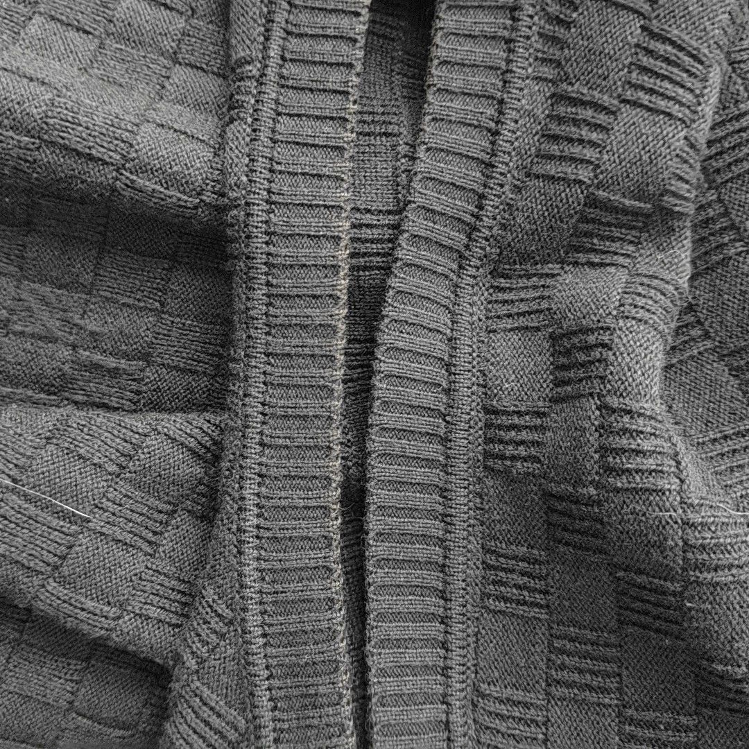 Louis Vuitton Louis Vuitton Textured Knit Cotton Wool Sweater Size L Size US L / EU 52-54 / 3 - 5 Thumbnail