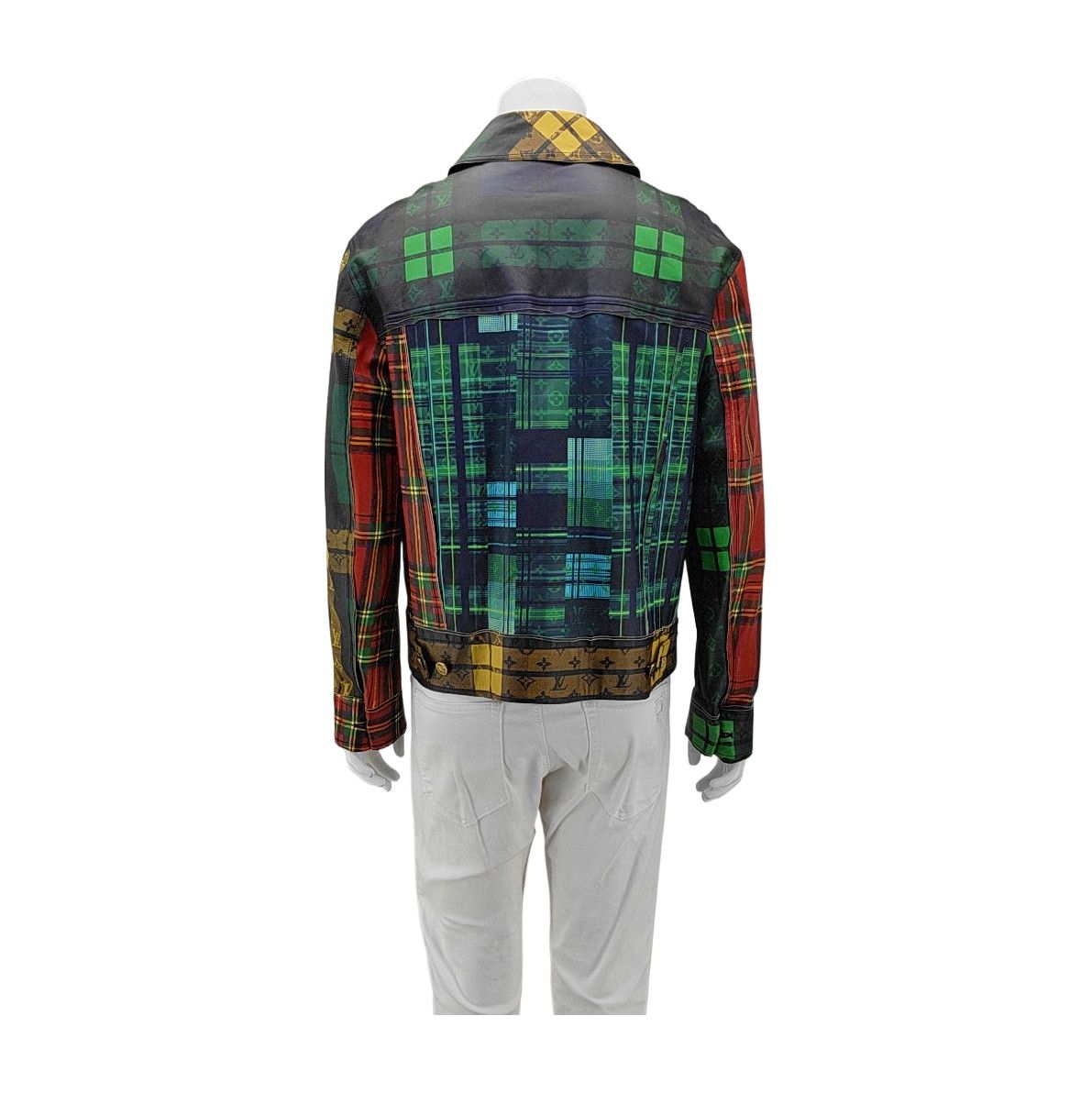 Louis Vuitton Louis Vuitton Monogram Plaid Leather Jacket 52 Size US L / EU 52-54 / 3 - 2 Thumbnail