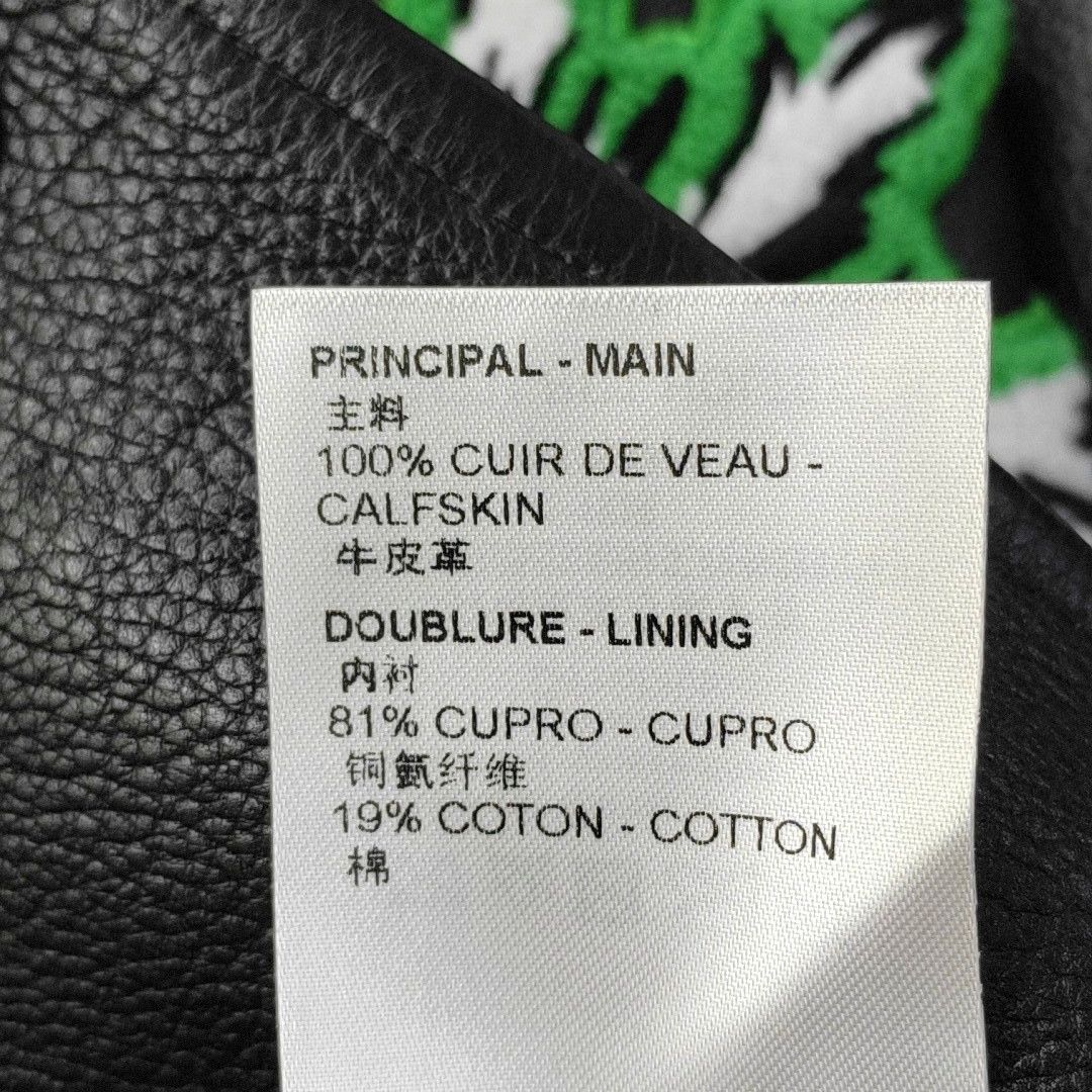 Louis Vuitton Louis Vuitton Floral Patch Calfskin Leather Jacket 48 Size US M / EU 48-50 / 2 - 3 Thumbnail