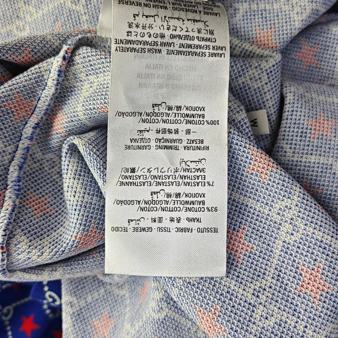 Gucci Gucci GG Star Print Polo US M Size US M / EU 48-50 / 2 - 3 Thumbnail