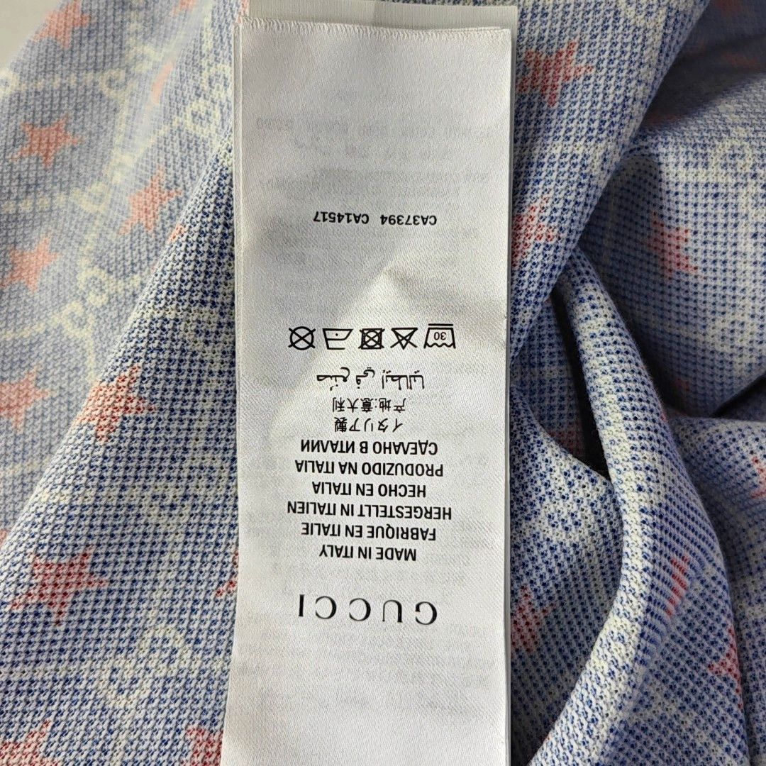Gucci Gucci GG Star Print Polo US M Size US M / EU 48-50 / 2 - 4 Thumbnail