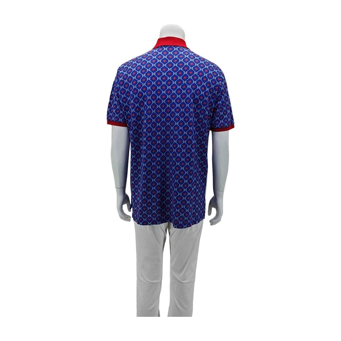 Gucci Gucci GG Star Print Polo US M Size US M / EU 48-50 / 2 - 2 Thumbnail