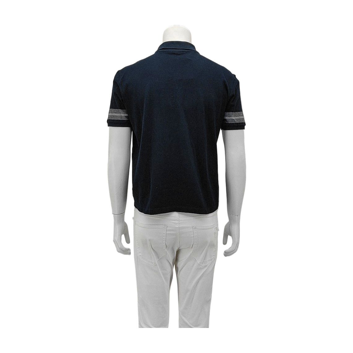 Gucci Gucci Navy Cotton Polo Shirt Size M Size US M / EU 48-50 / 2 - 2 Thumbnail
