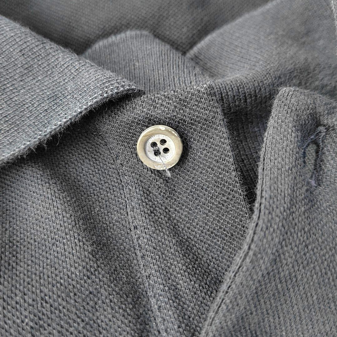 Gucci Gucci Navy Cotton Polo Shirt Size M Size US M / EU 48-50 / 2 - 8 Thumbnail