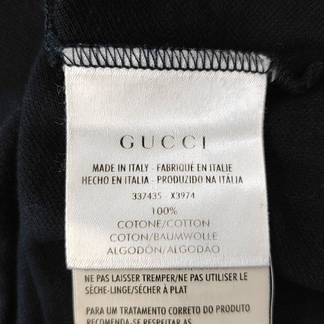 Gucci Gucci Navy Cotton Polo Shirt Size M Size US M / EU 48-50 / 2 - 3 Thumbnail