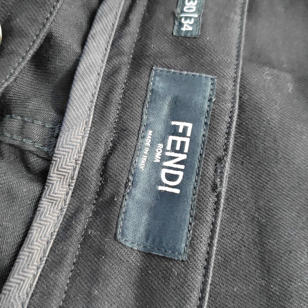Fendi Fendi Black Denim Jeans Size 30 Size US 30 / EU 46 - 8 Thumbnail