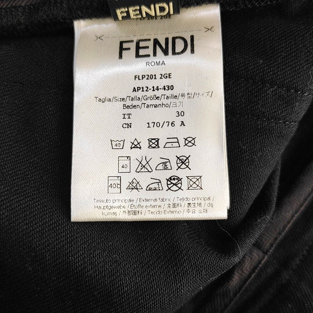 Fendi Fendi Black Denim Jeans Size 30 Size US 30 / EU 46 - 4 Thumbnail