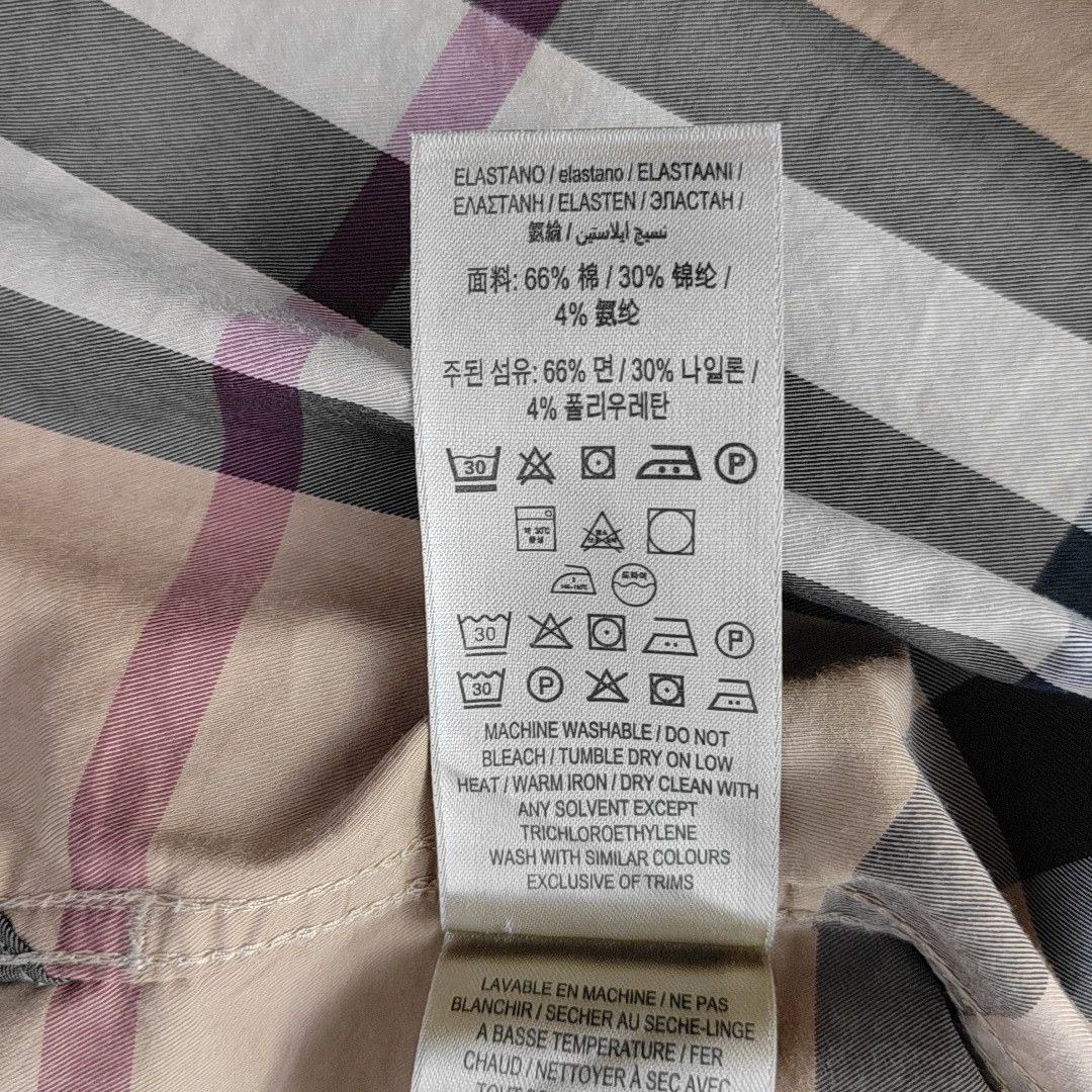 Burberry Burberry Nova Check Cotton Blend Shirt Size L Size US L / EU 52-54 / 3 - 4 Thumbnail