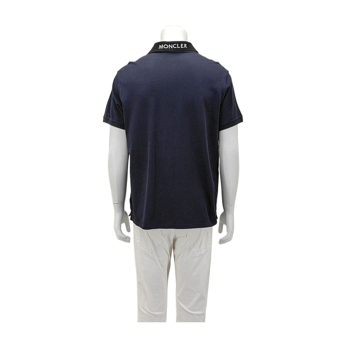 Moncler Moncler Contrast Collar Logo Polo Navy XL Size US M / EU 48-50 / 2 - 2 Thumbnail