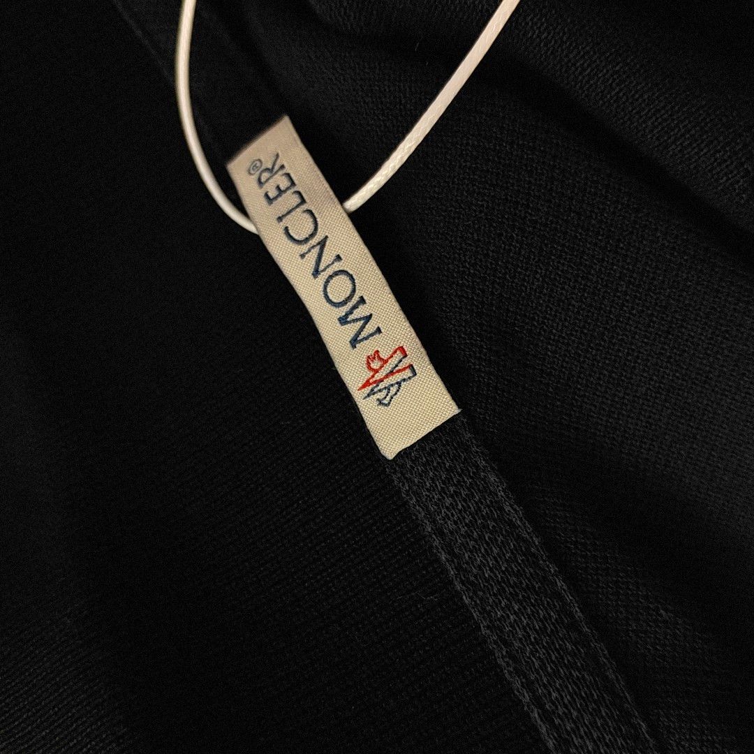 Moncler Moncler Contrast Collar Logo Polo Navy XL Size US M / EU 48-50 / 2 - 6 Thumbnail