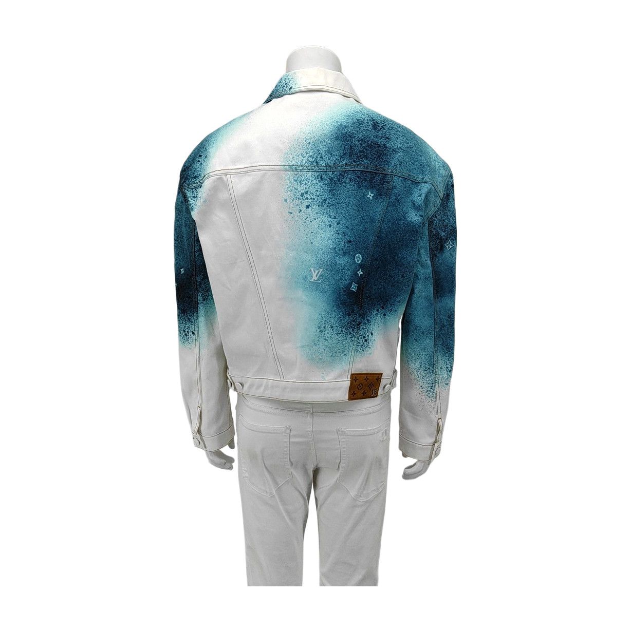 Louis Vuitton Louis Vuitton Graffiti Spray Denim Jacket 50 Size US M / EU 48-50 / 2 - 2 Thumbnail