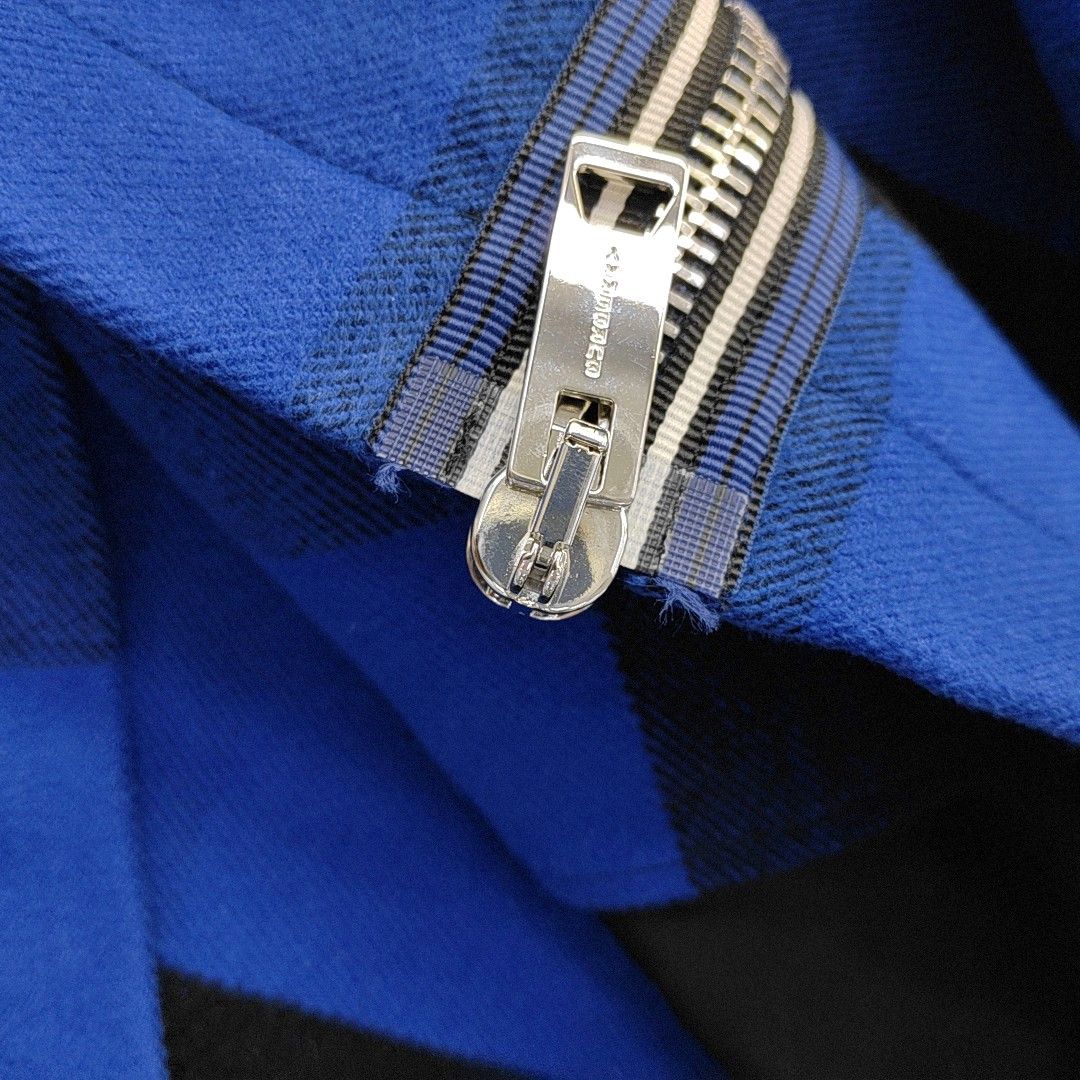 Burberry Burberry Check Zip-Up Shirt Jacket XXS Size US XXS / EU 40 - 5 Thumbnail