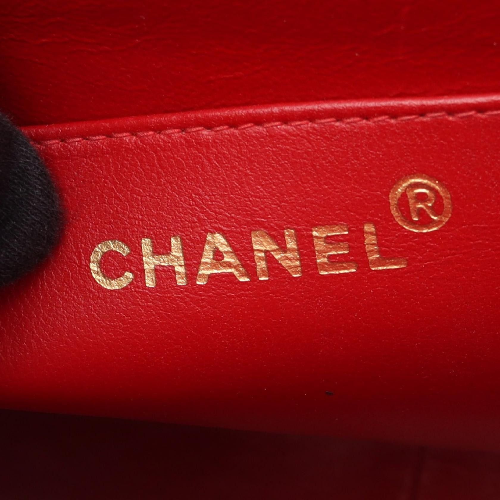 Chanel Chanel Chanel Bias Stitch Grained Calf Shoulder Bag Leather Shoulder Bag DUTY FREE for USA Size ONE SIZE - 4 Thumbnail