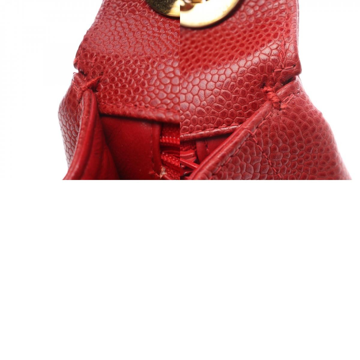Chanel Chanel Chanel Bias Stitch Grained Calf Shoulder Bag Leather Shoulder Bag DUTY FREE for USA Size ONE SIZE - 10 Thumbnail