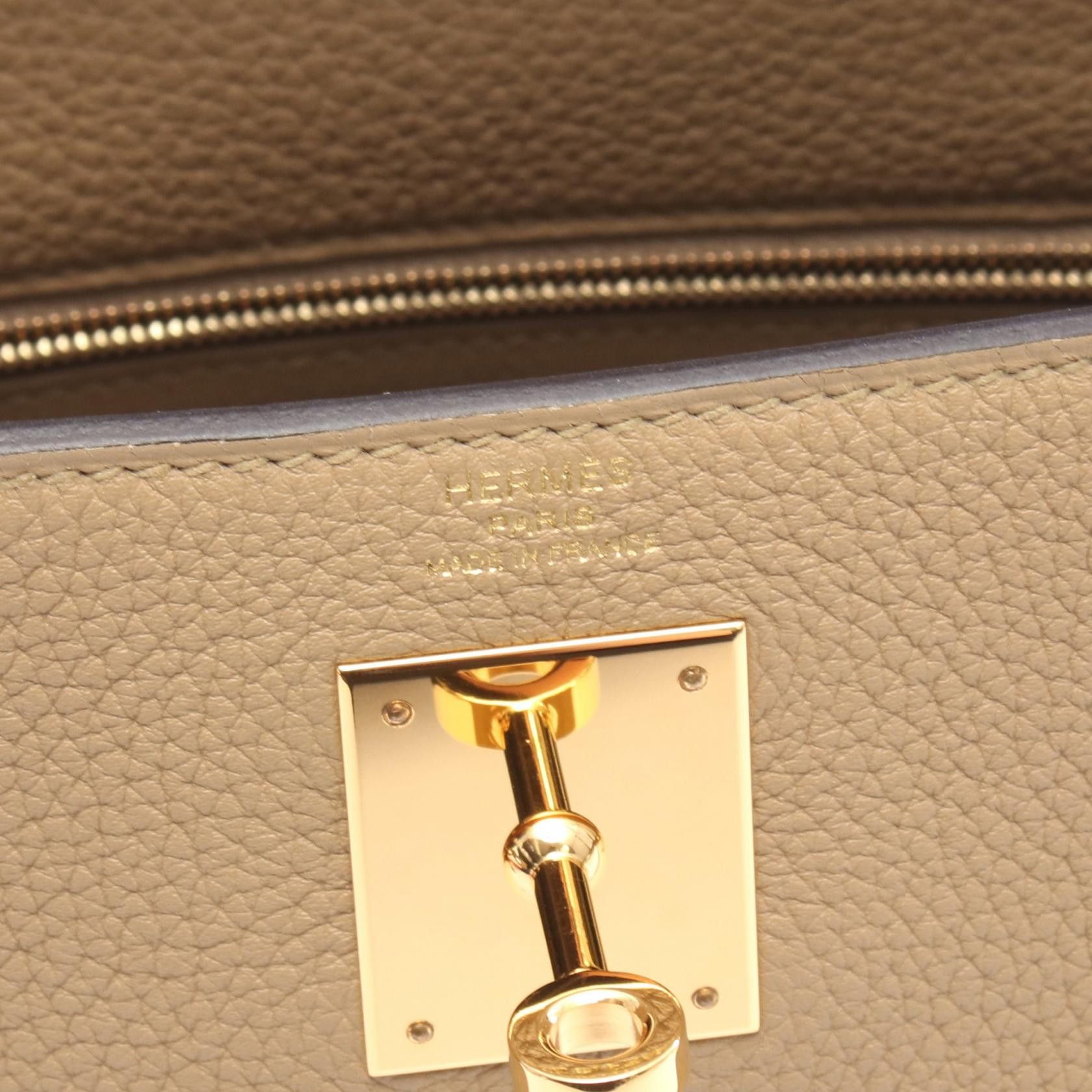 Hermes Hermes Hermes Kelly28 Togo Handbag Leather Handbag K DUTY FREE for USA Size ONE SIZE - 4 Thumbnail