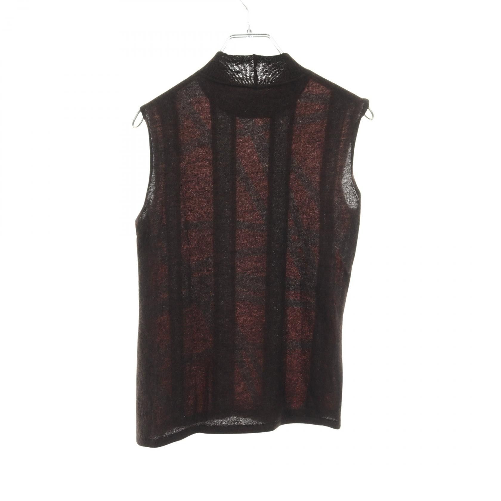 Hermes Hermes Hermes Bolduc Ribbon Silk Cashmere Knit Top Textile Tops DUTY FREE for USA Size ONE SIZE - 2 Thumbnail