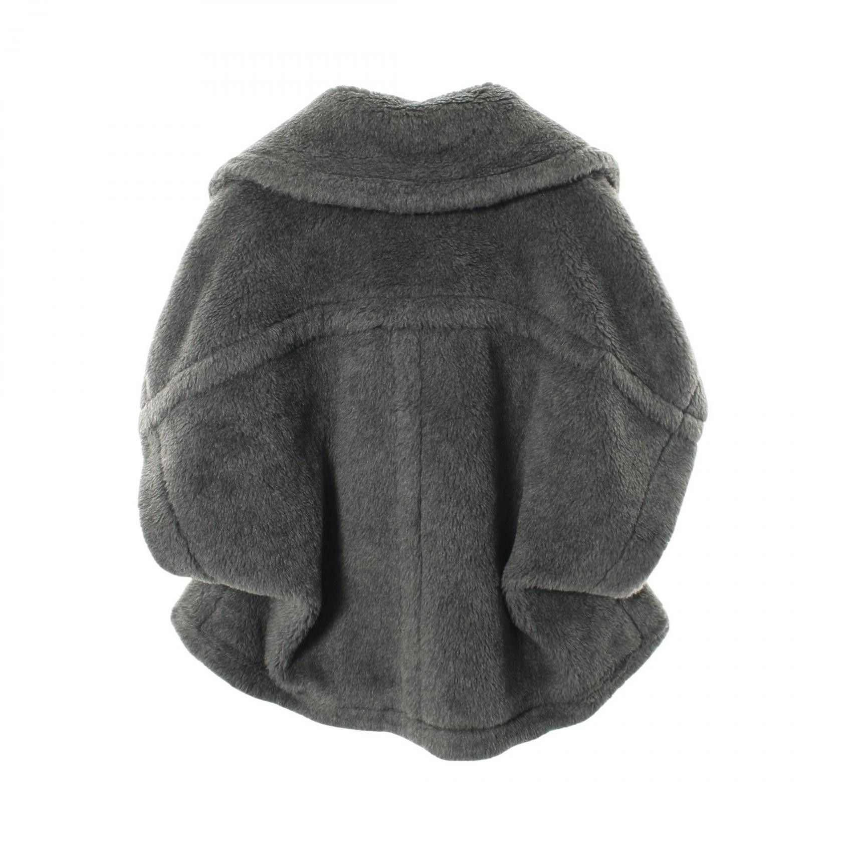 Max Mara Max Mara Max Mara Teddy Bear wool silk alpaca cape coat Textile Outerwear DUTY FREE for USA Size ONE SIZE - 2 Thumbnail
