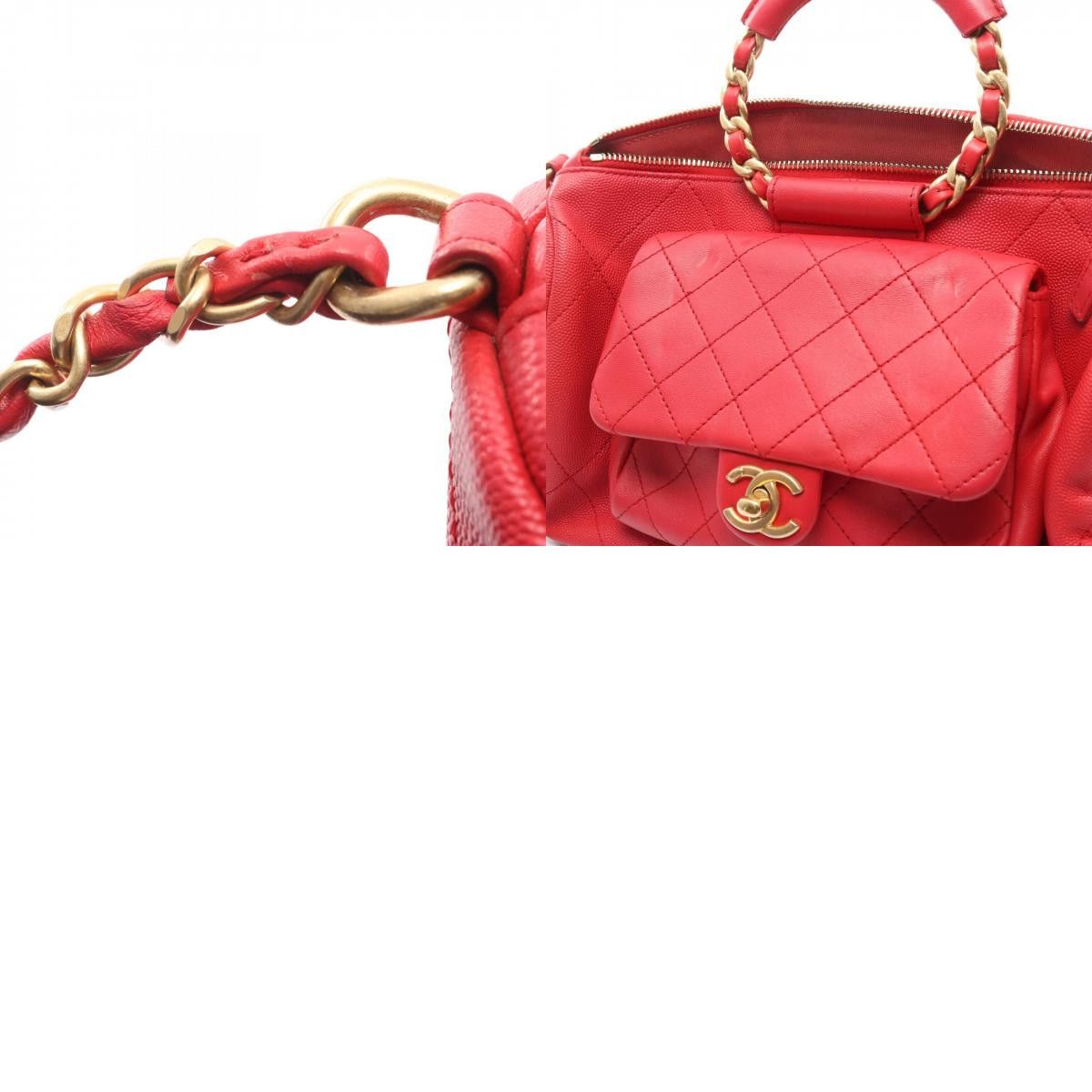 Chanel Chanel Chanel Matelasse Grained Calf Shoulder Bag Leather Shoulder Bag DUTY FREE for USA Size ONE SIZE - 10 Thumbnail