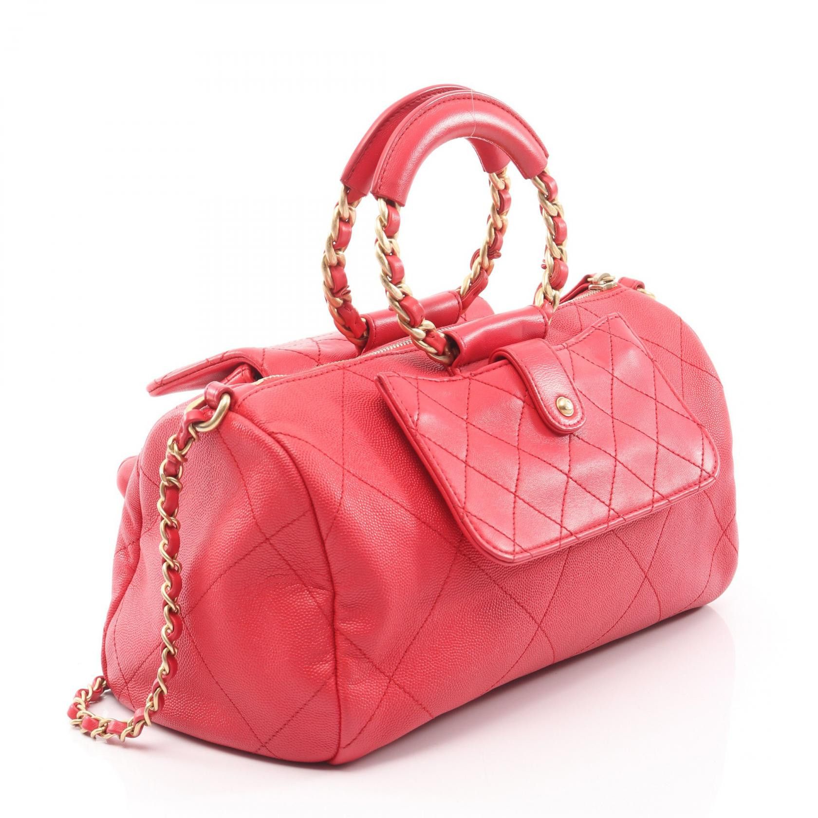Chanel Chanel Chanel Matelasse Grained Calf Shoulder Bag Leather Shoulder Bag DUTY FREE for USA Size ONE SIZE - 2 Thumbnail