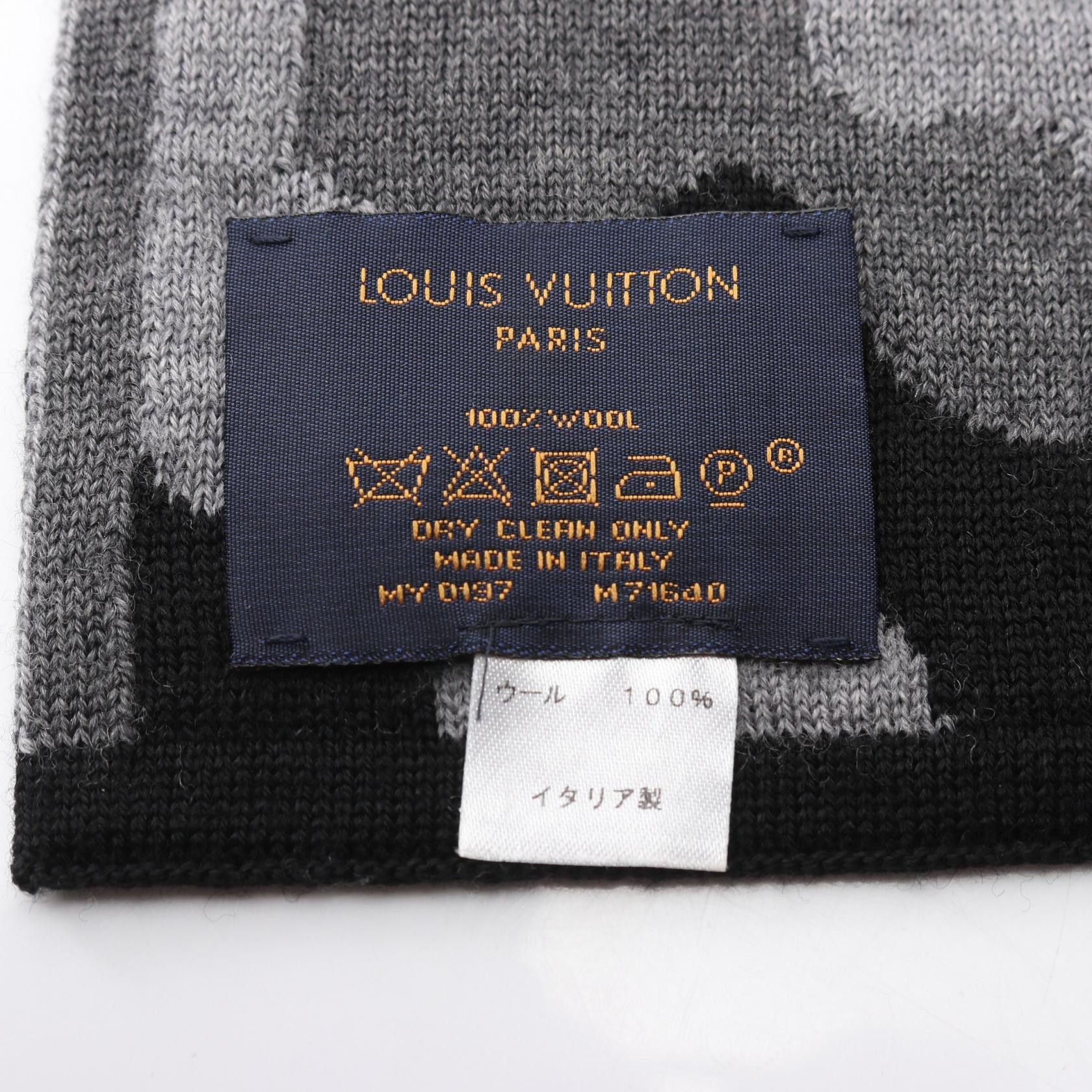 Louis Vuitton Louis Vuitton Louis Vuitton Echarpe Military Wool Scarf Textile Scarf DUTY FREE for USA Size ONE SIZE - 2 Thumbnail