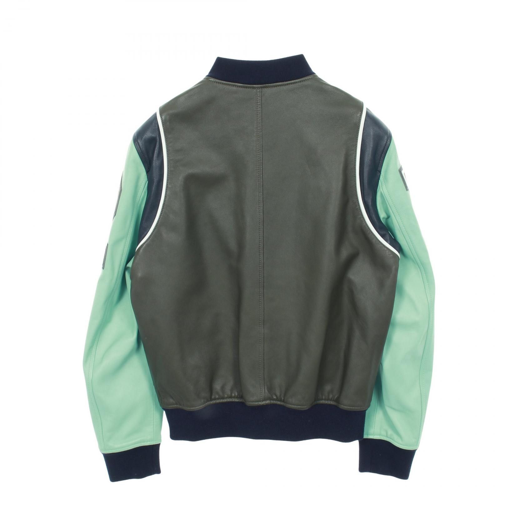 Dsquared2 Dsquared2 DSQUARED2 Leather Stadium Jacket Leather Outerwear DUTY FREE for USA Size ONE SIZE - 2 Thumbnail
