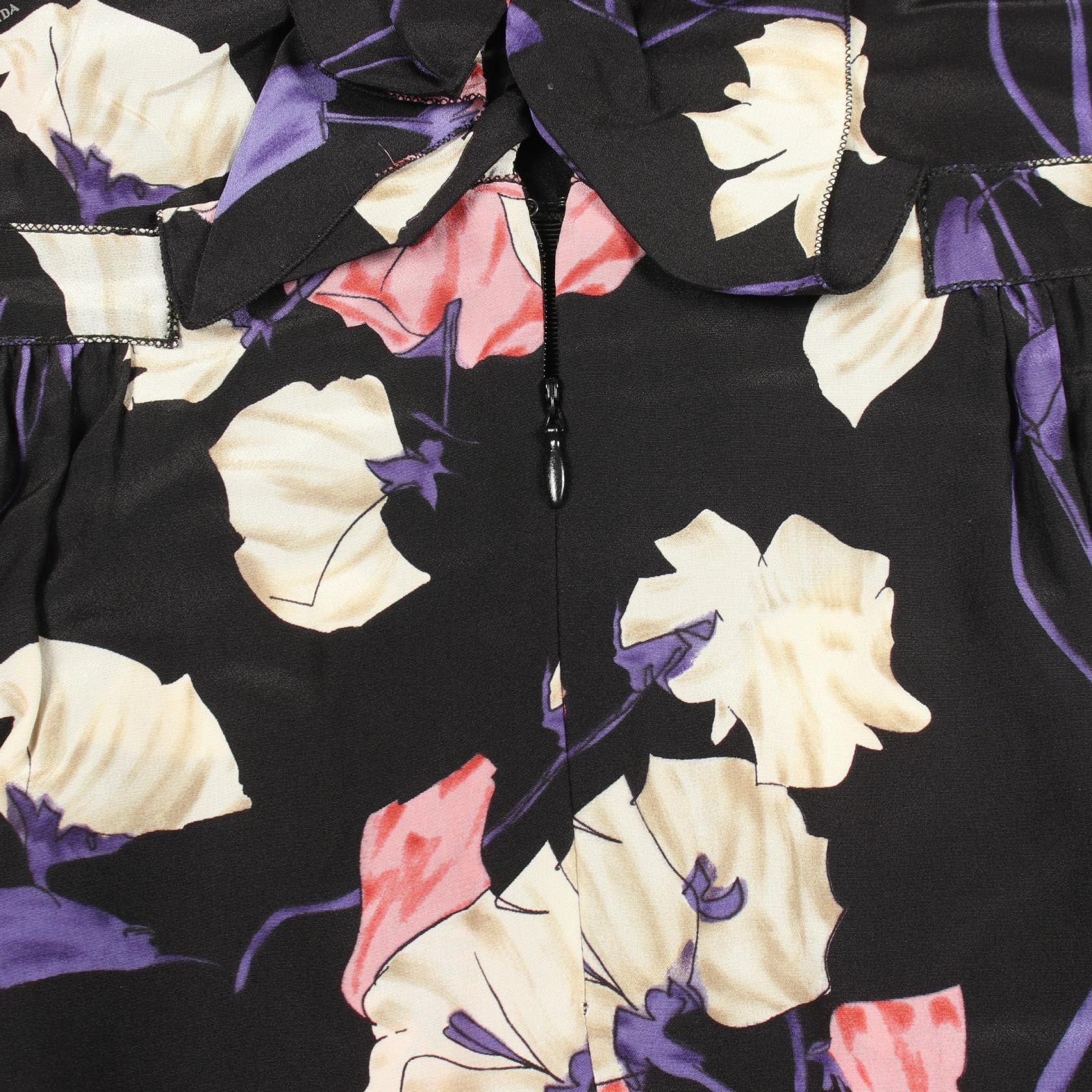 Prada Prada Prada Silk Dress Textile Dresses 57518 DUTY FREE for USA Size ONE SIZE - 5 Thumbnail