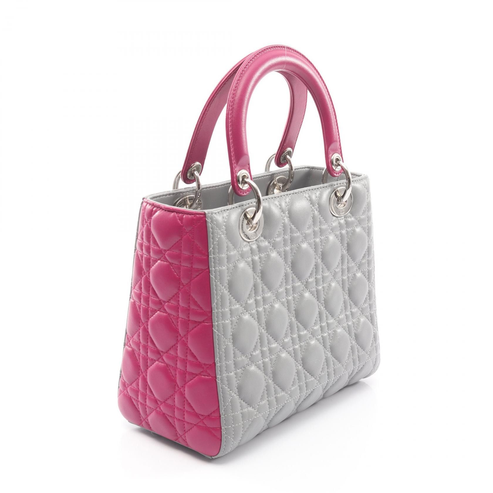 Dior Dior Dior LADY DIOR Leather Handbag Leather Handbag DUTY FREE for USA Size ONE SIZE - 2 Thumbnail