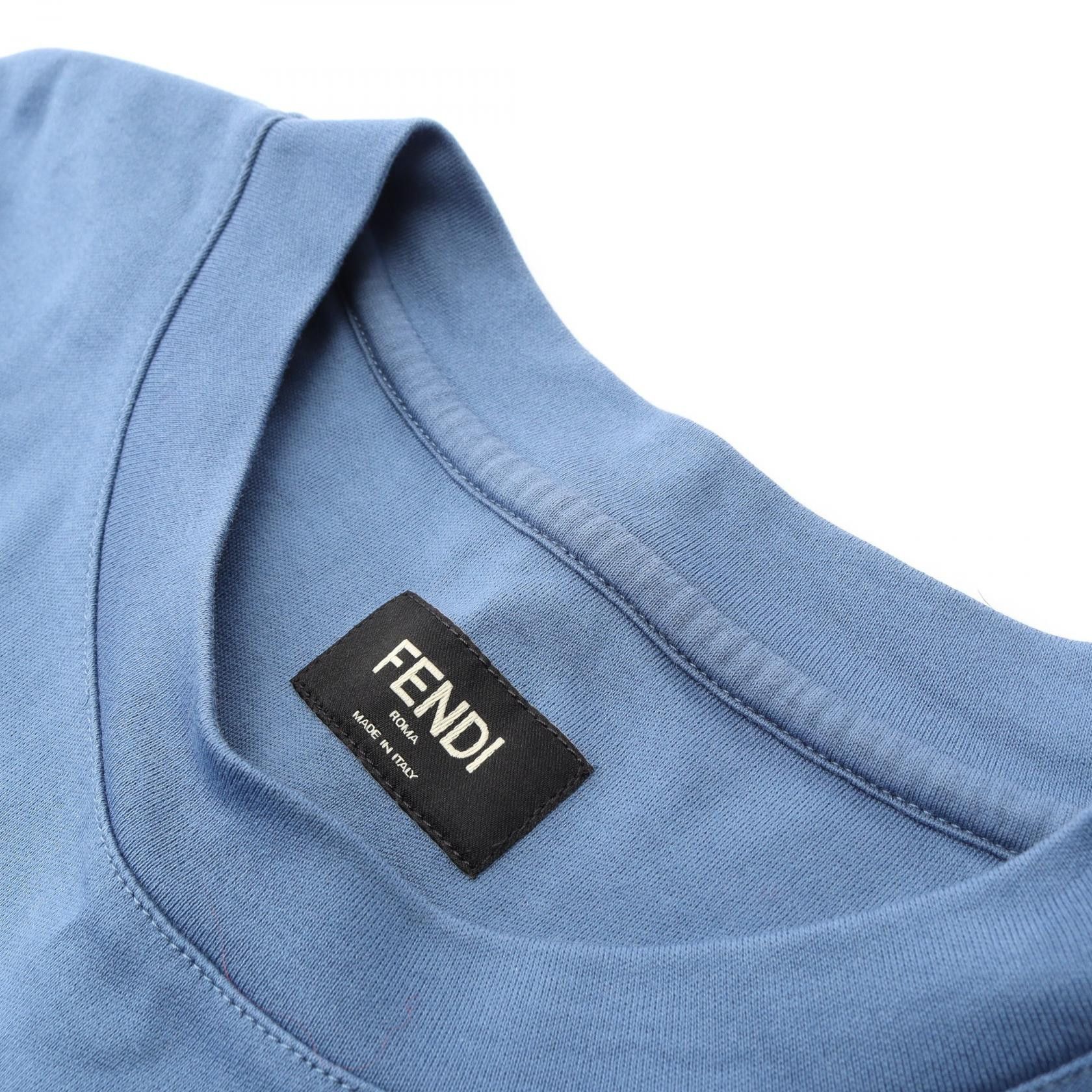 Fendi Fendi Fendi Cotton T shirt Textile T-Shirts FY0936ARYRF0QB0 DUTY FREE for USA Size ONE SIZE - 6 Thumbnail