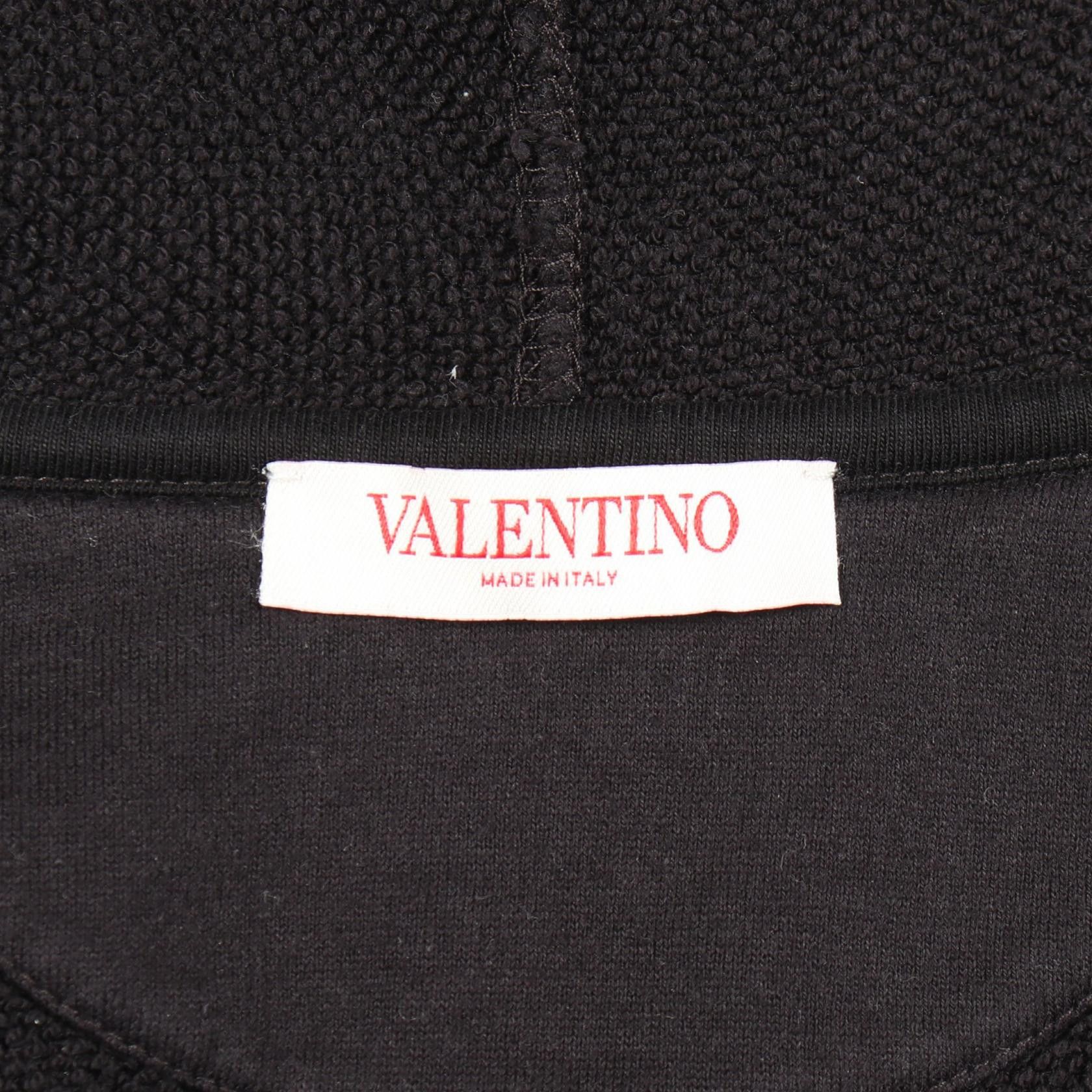 Valentino Valentino Valentino VLTN Logo Cotton Hoodie Textile Sweatshirts & Hoodies DUTY FREE for USA Size ONE SIZE - 3 Thumbnail