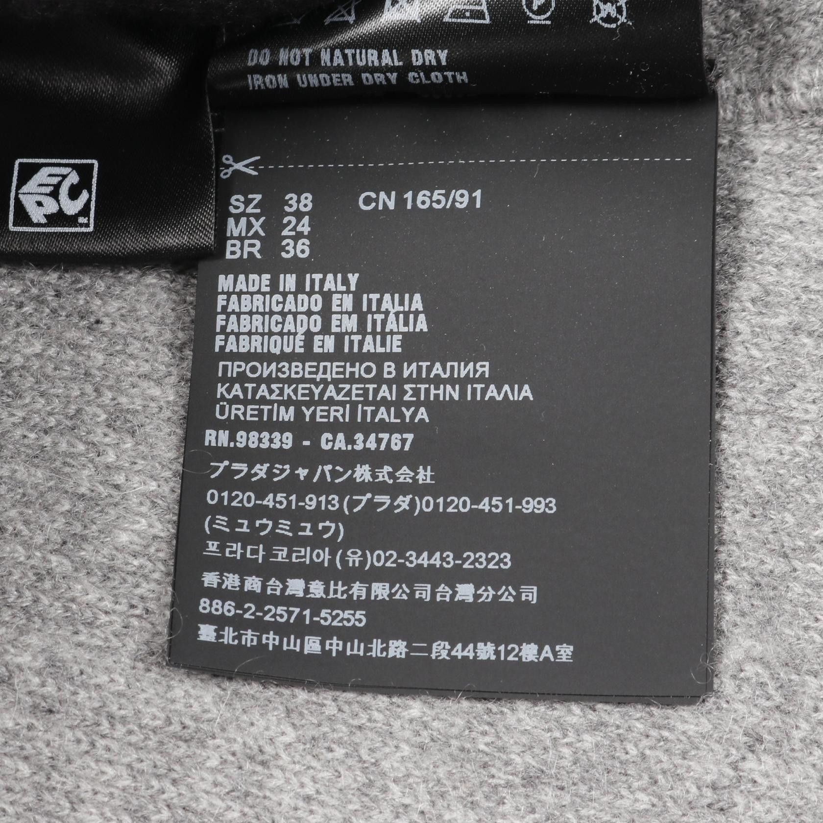 Prada Prada Prada Cashmere Pants Textile Pants DUTY FREE for USA Size ONE SIZE - 5 Thumbnail