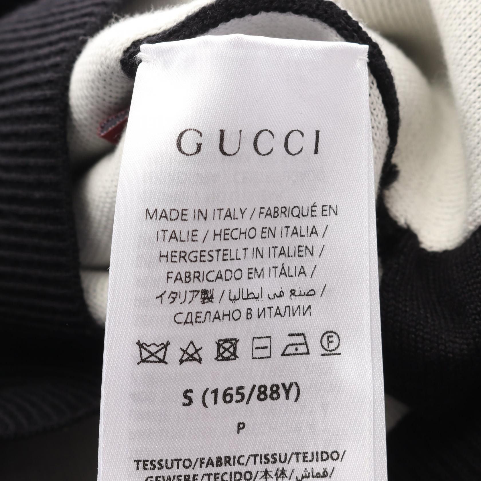 Gucci Gucci Gucci Logo Intarsia Cotton Wool Silk Dress Textile Dresses DUTY FREE for USA Size ONE SIZE - 4 Thumbnail