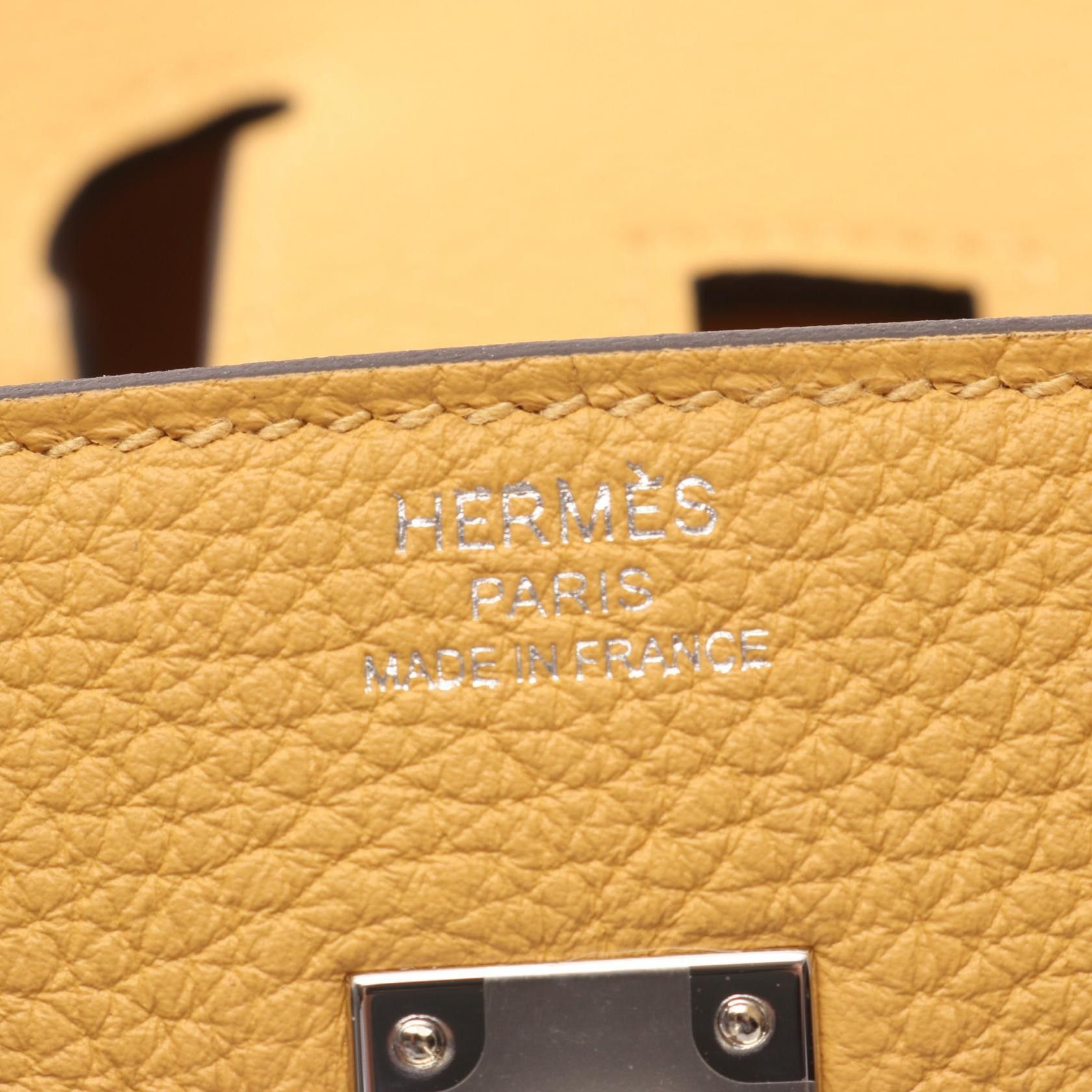 Hermes Hermes Hermes Birkin25 Calf Leather Leather Handbag DUTY FREE for USA Size ONE SIZE - 4 Thumbnail