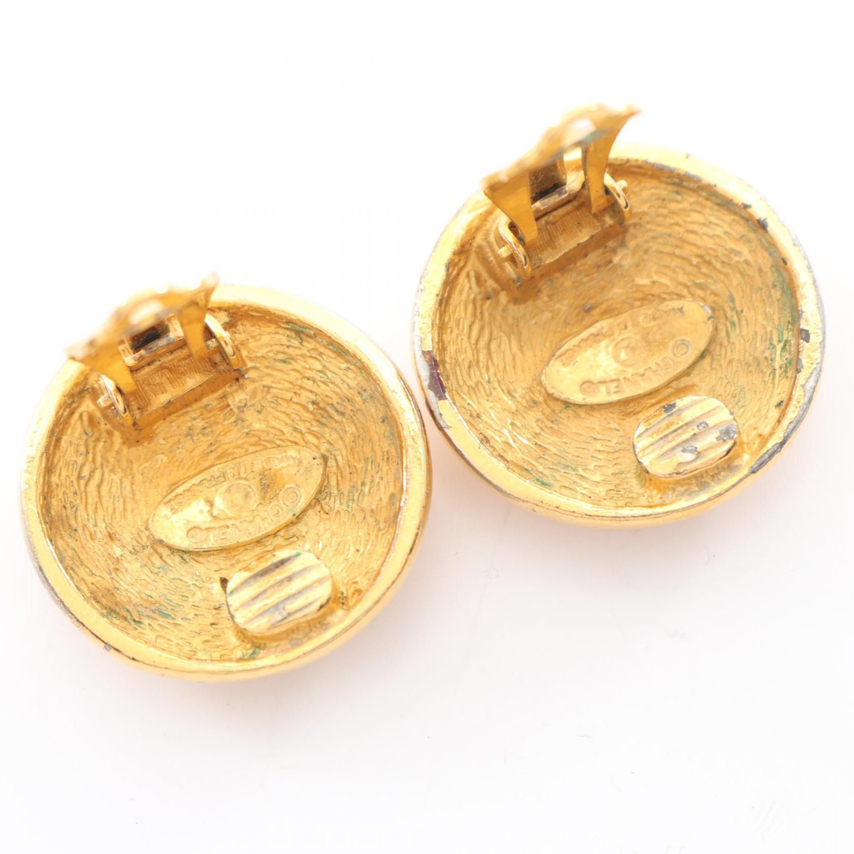 Chanel Chanel Chanel Coco Mark Matelasse Earrings Metal Earrings DUTY FREE for USA Size ONE SIZE - 6 Thumbnail