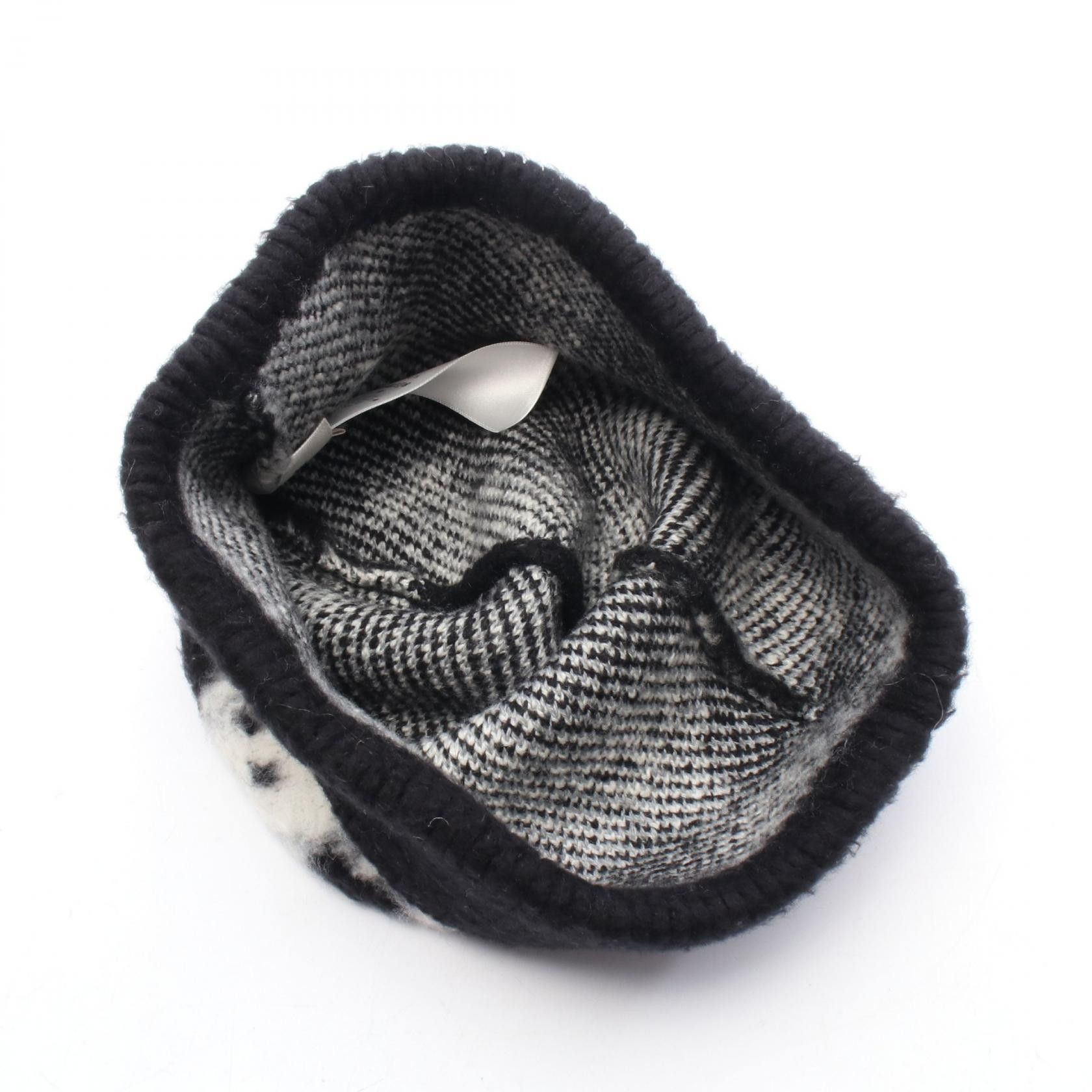Celine Celine Celine CELINE × Aime Deweerdt Wool Cotton Knit Cap Textile Hats 2A97W531Q DUTY FREE for USA Size ONE SIZE - 3 Thumbnail