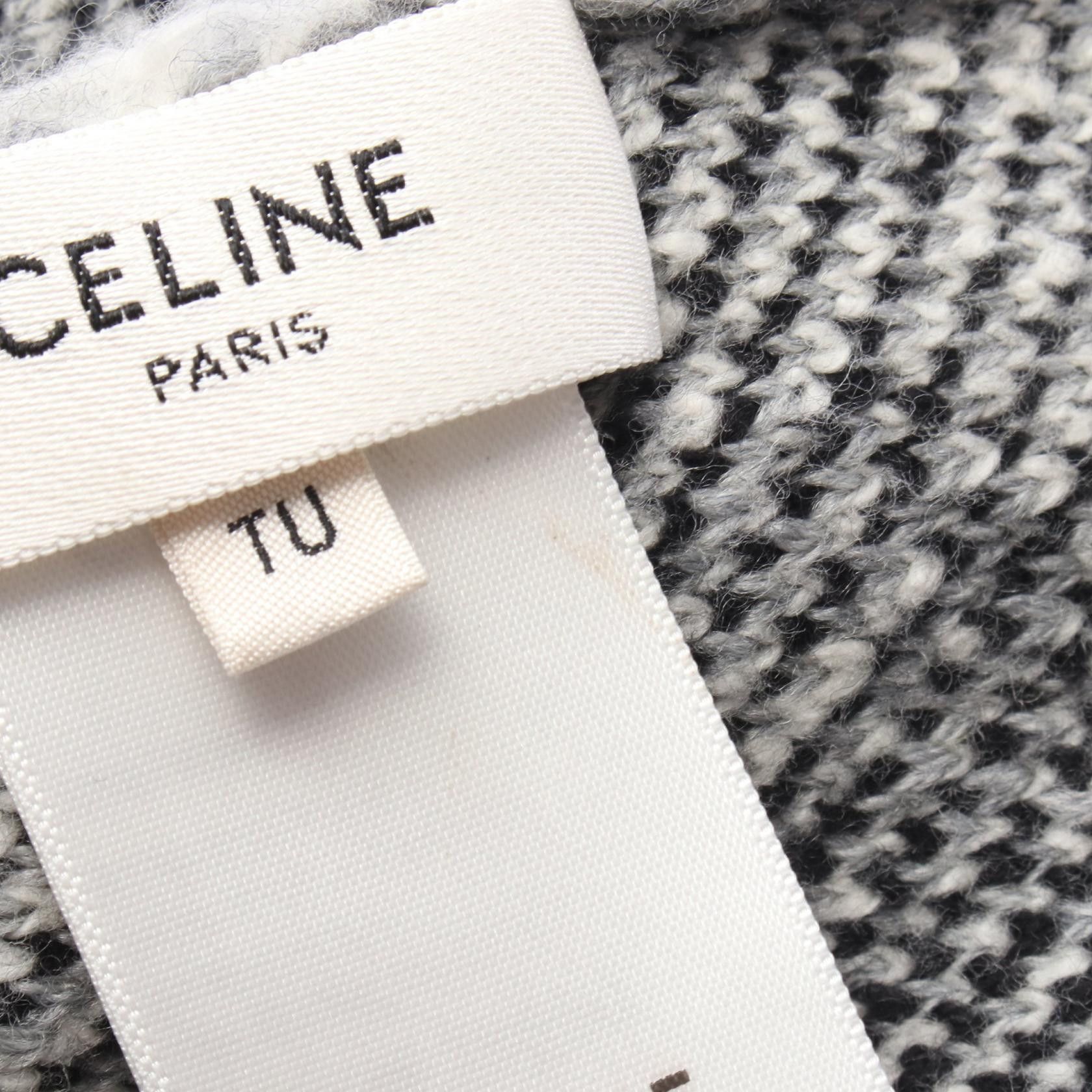 Celine Celine Celine CELINE × Aime Deweerdt Wool Cotton Knit Cap Textile Hats 2A97W531Q DUTY FREE for USA Size ONE SIZE - 7 Thumbnail