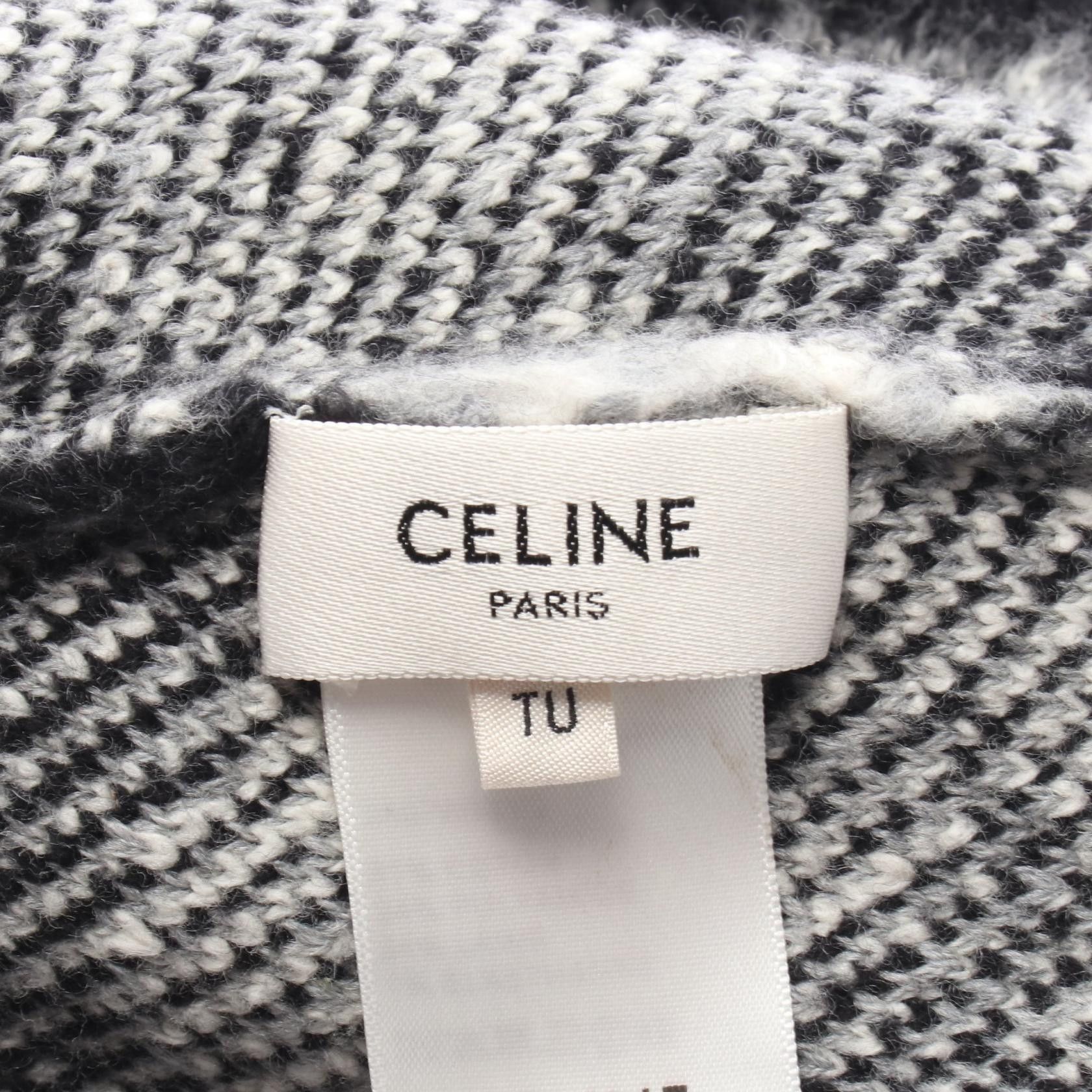 Celine Celine Celine CELINE × Aime Deweerdt Wool Cotton Knit Cap Textile Hats 2A97W531Q DUTY FREE for USA Size ONE SIZE - 4 Thumbnail