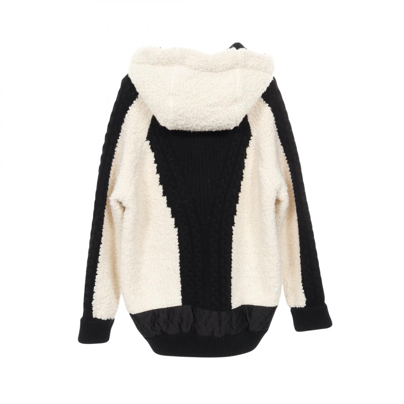 Chanel Chanel Chanel Coco Mark Matelasse Knit Hoodie Textile Outerwear DUTY FREE for USA Size ONE SIZE - 2 Thumbnail