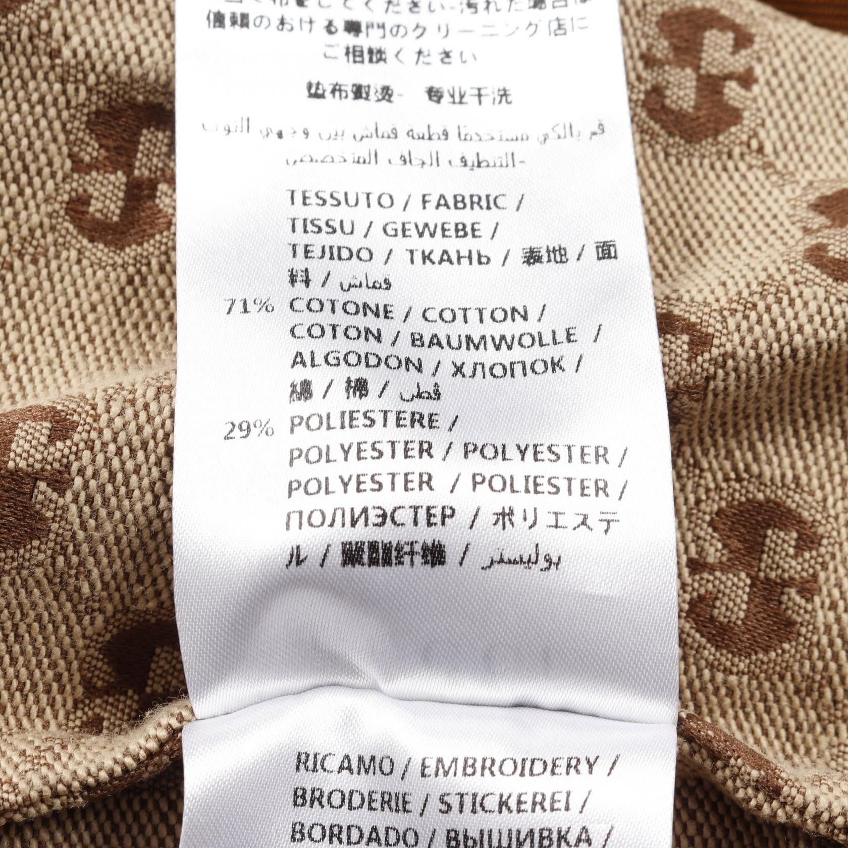 Gucci Gucci Gucci GG Jacquard Cotton Polyester Jacket Textile Outerwear DUTY FREE for USA Size ONE SIZE - 5 Thumbnail