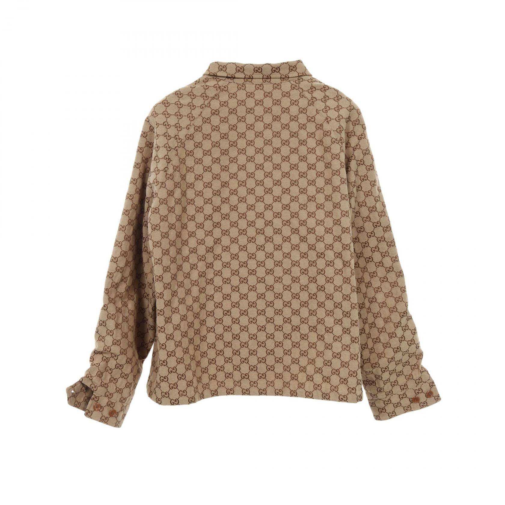 Gucci Gucci Gucci GG Jacquard Cotton Polyester Jacket Textile Outerwear DUTY FREE for USA Size ONE SIZE - 2 Thumbnail