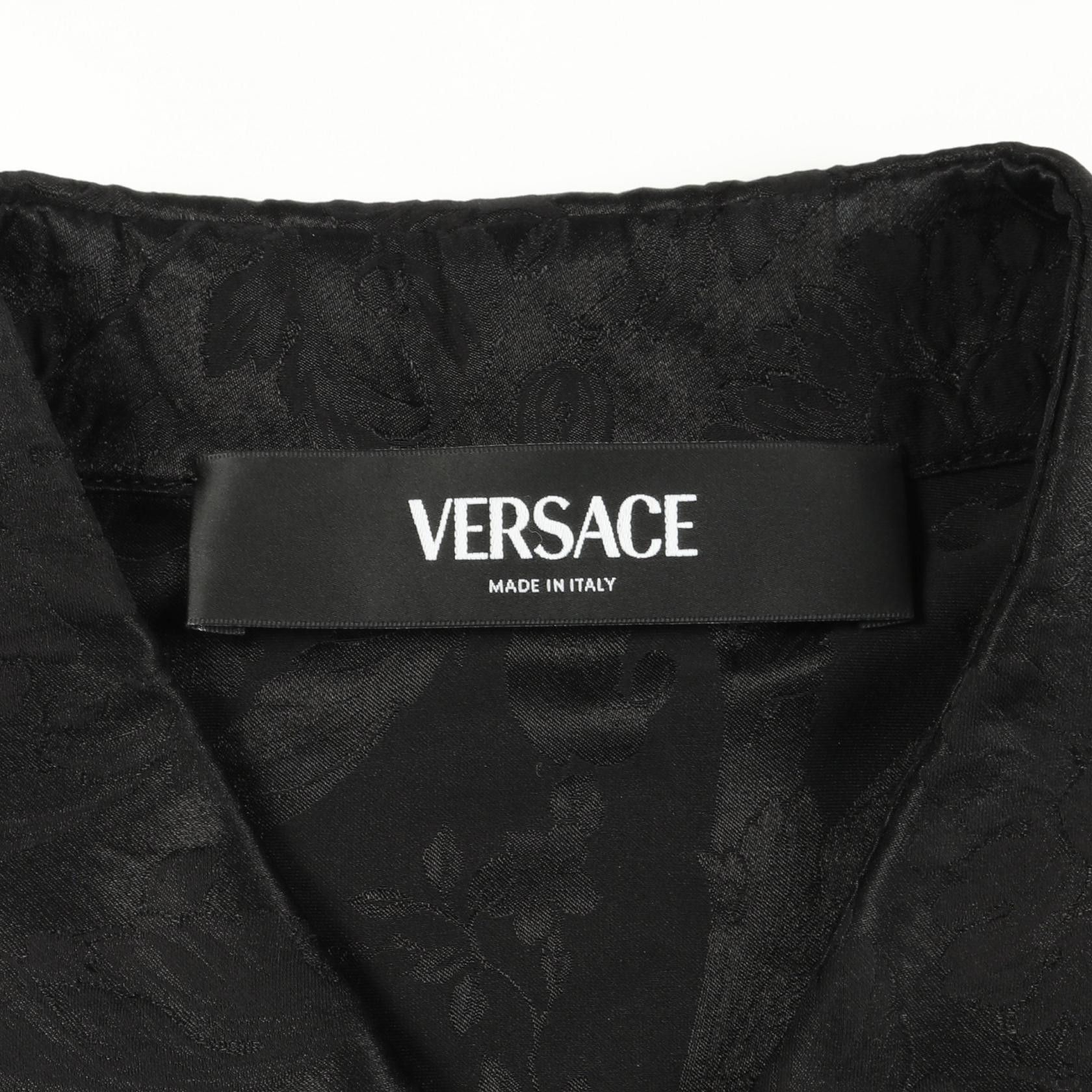 Versace Versace Versace Medusa Button Rayon Silk Dress Textile Dresses DUTY FREE for USA Size ONE SIZE - 3 Thumbnail