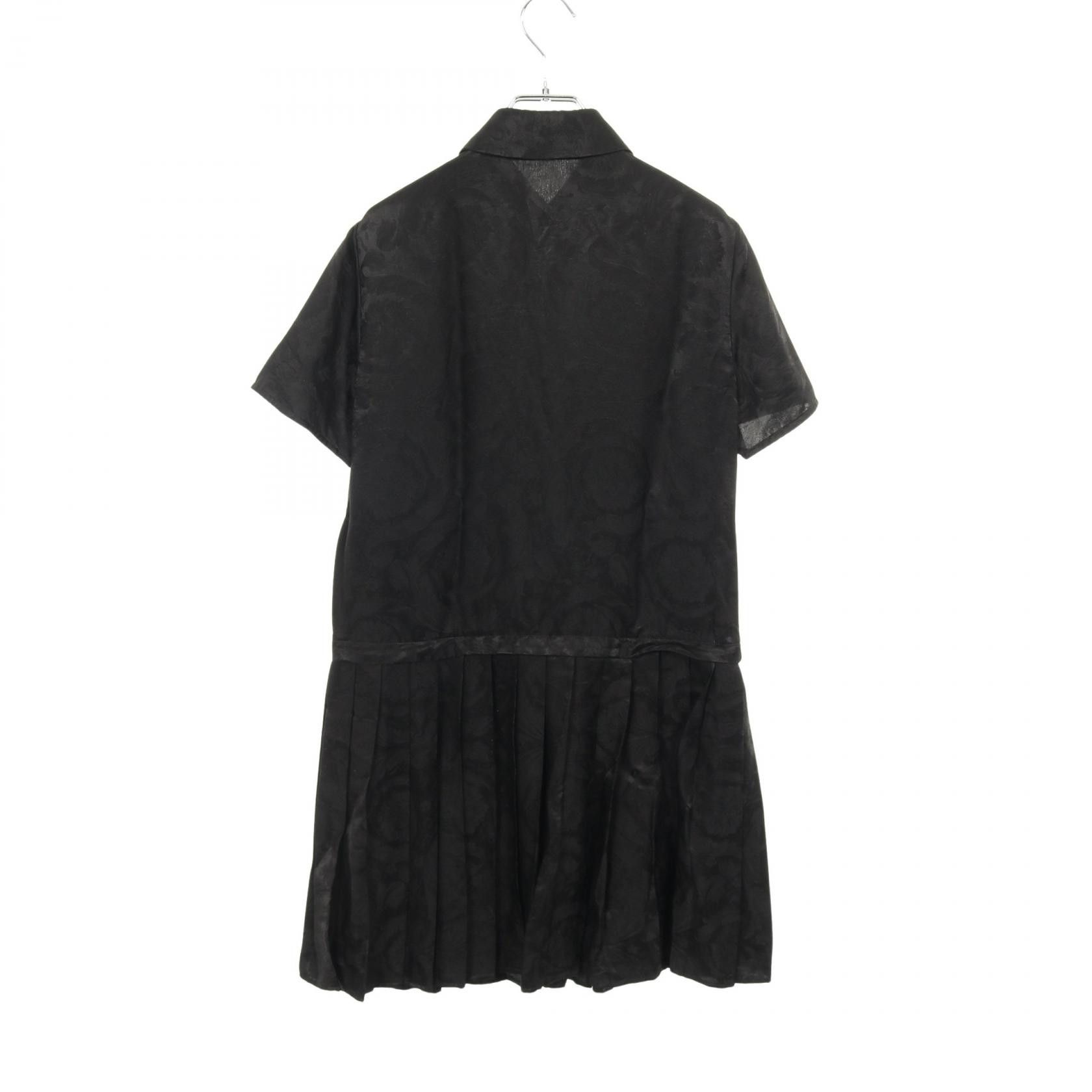 Versace Versace Versace Medusa Button Rayon Silk Dress Textile Dresses DUTY FREE for USA Size ONE SIZE - 2 Thumbnail