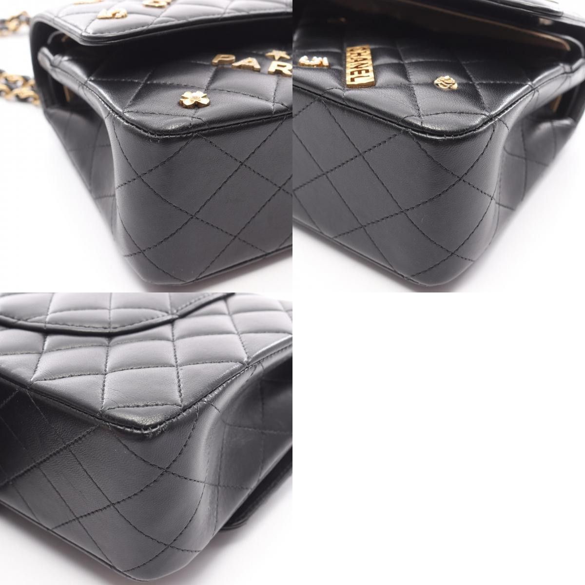 Chanel Chanel Chanel Matelasse Lambskin Shoulder Bag Leather Shoulder Bag A01112 DUTY FREE for USA Size ONE SIZE - 10 Thumbnail
