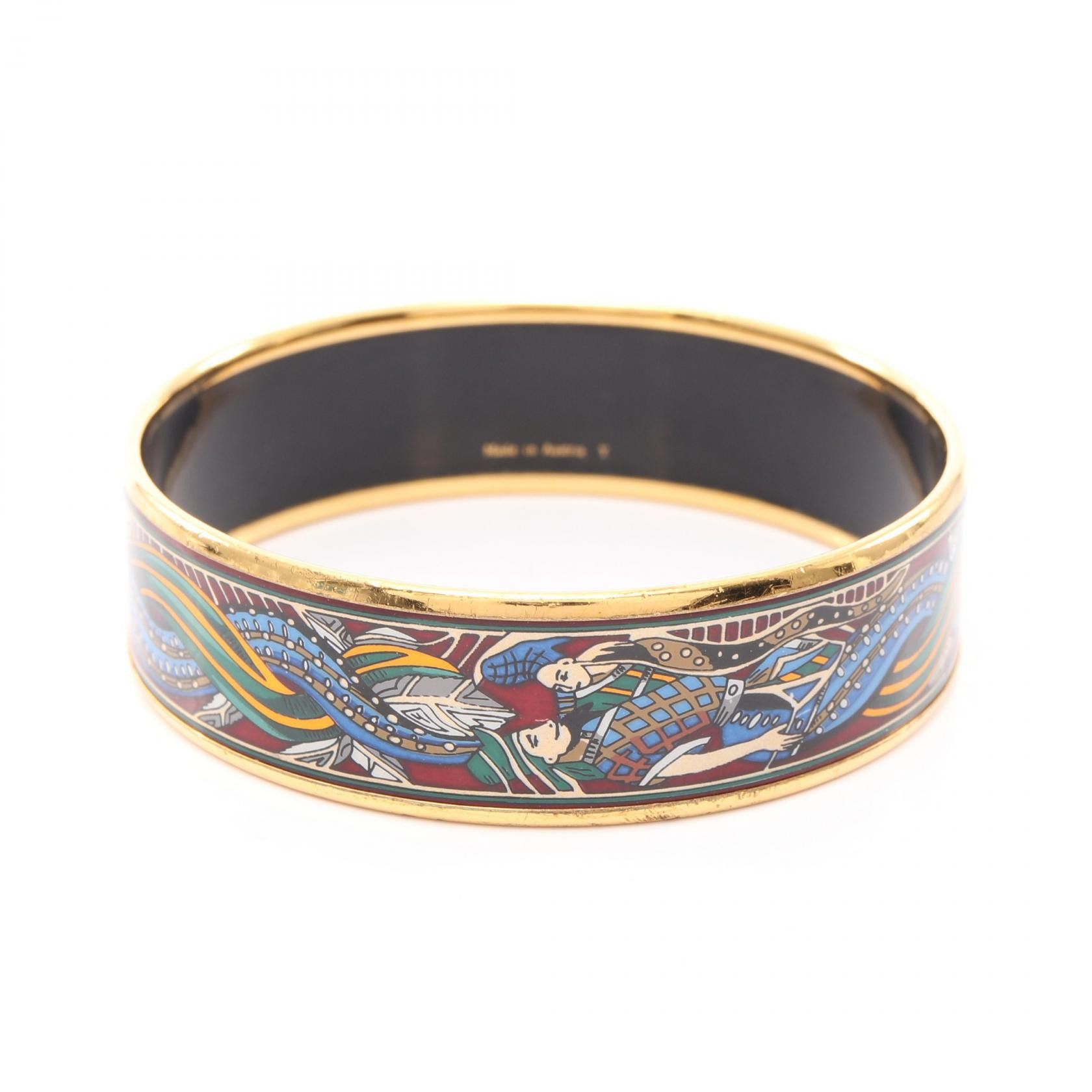 Hermes Hermes Hermes Email GM Bangle Metal Bangle DUTY FREE for USA Size ONE SIZE - 2 Thumbnail