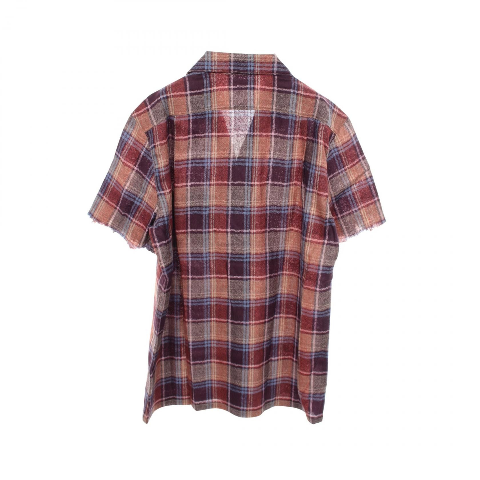 Yves Saint Laurent Yves Saint Laurent Saint Laurent Paris check wool short sleeve top Textile Tops 637169 DUTY FREE for USA Size ONE SIZE - 2 Thumbnail