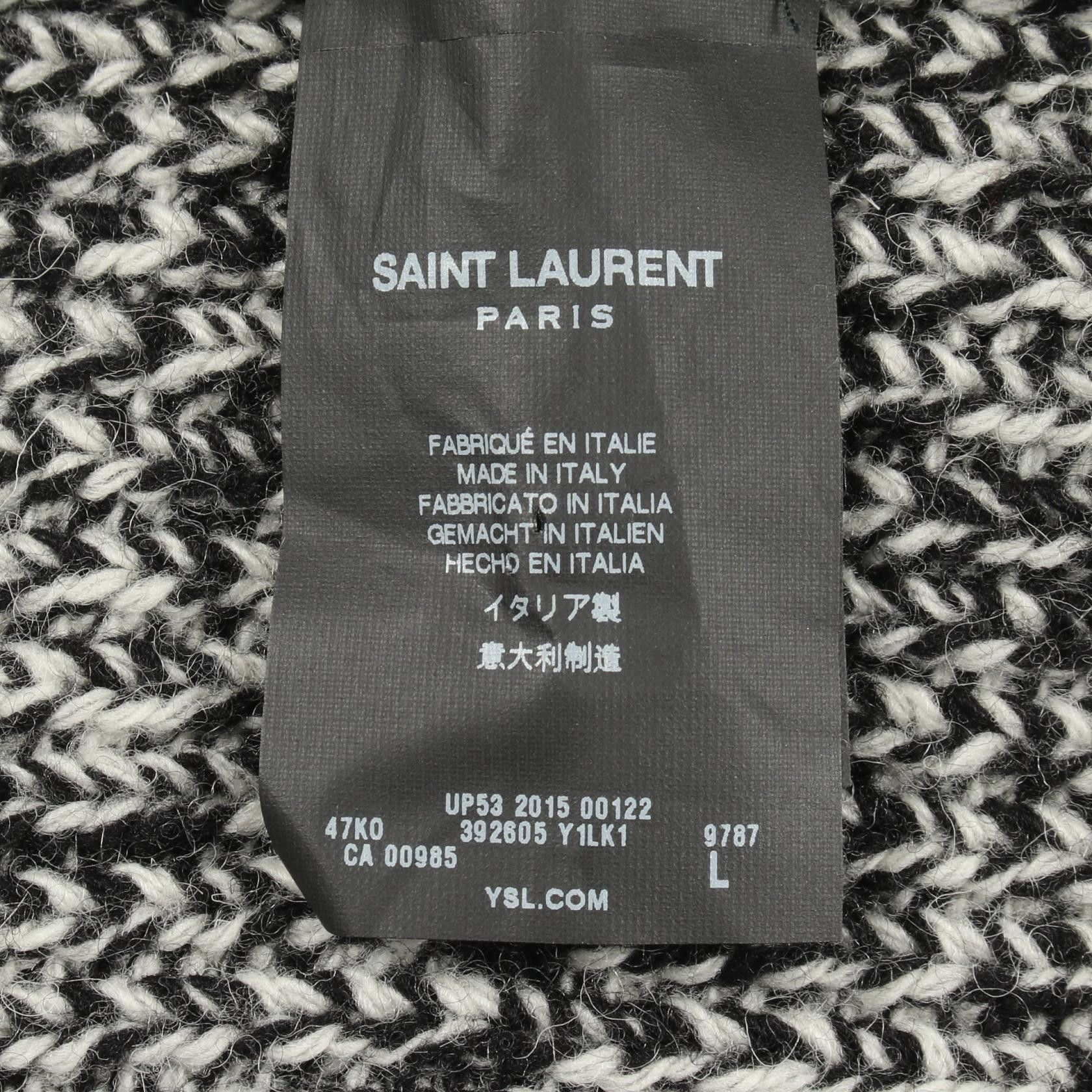 Yves Saint Laurent Yves Saint Laurent Saint Laurent Paris Wool Knit Top Textile Tops 392605 DUTY FREE for USA Size ONE SIZE - 5 Thumbnail