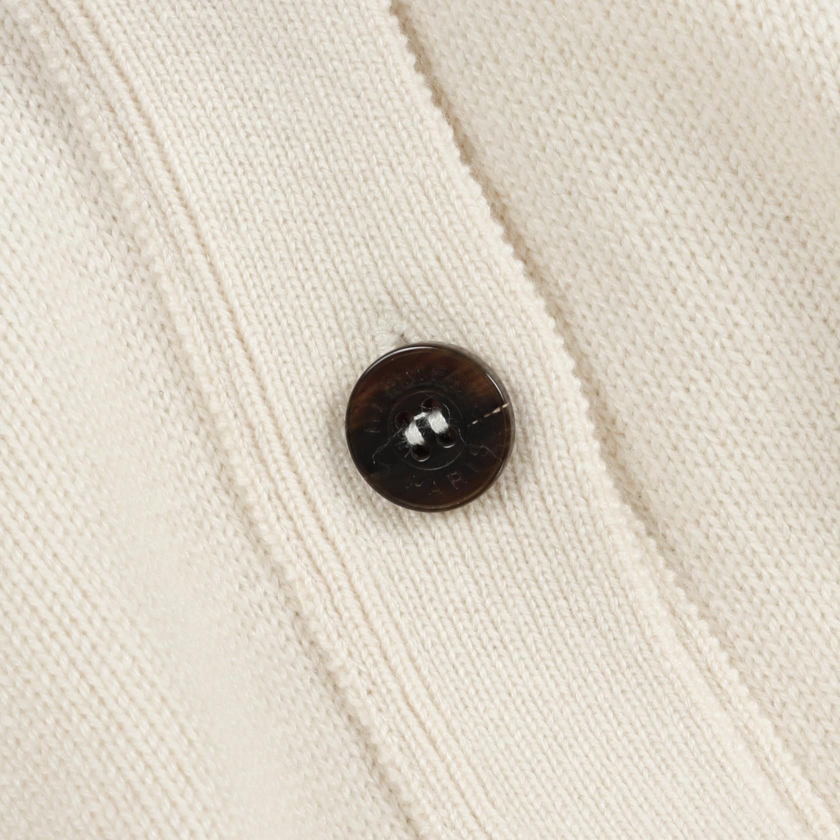 Hermes Hermes Hermes Cashmere Cardigan Textile Tops DUTY FREE for USA Size ONE SIZE - 8 Thumbnail